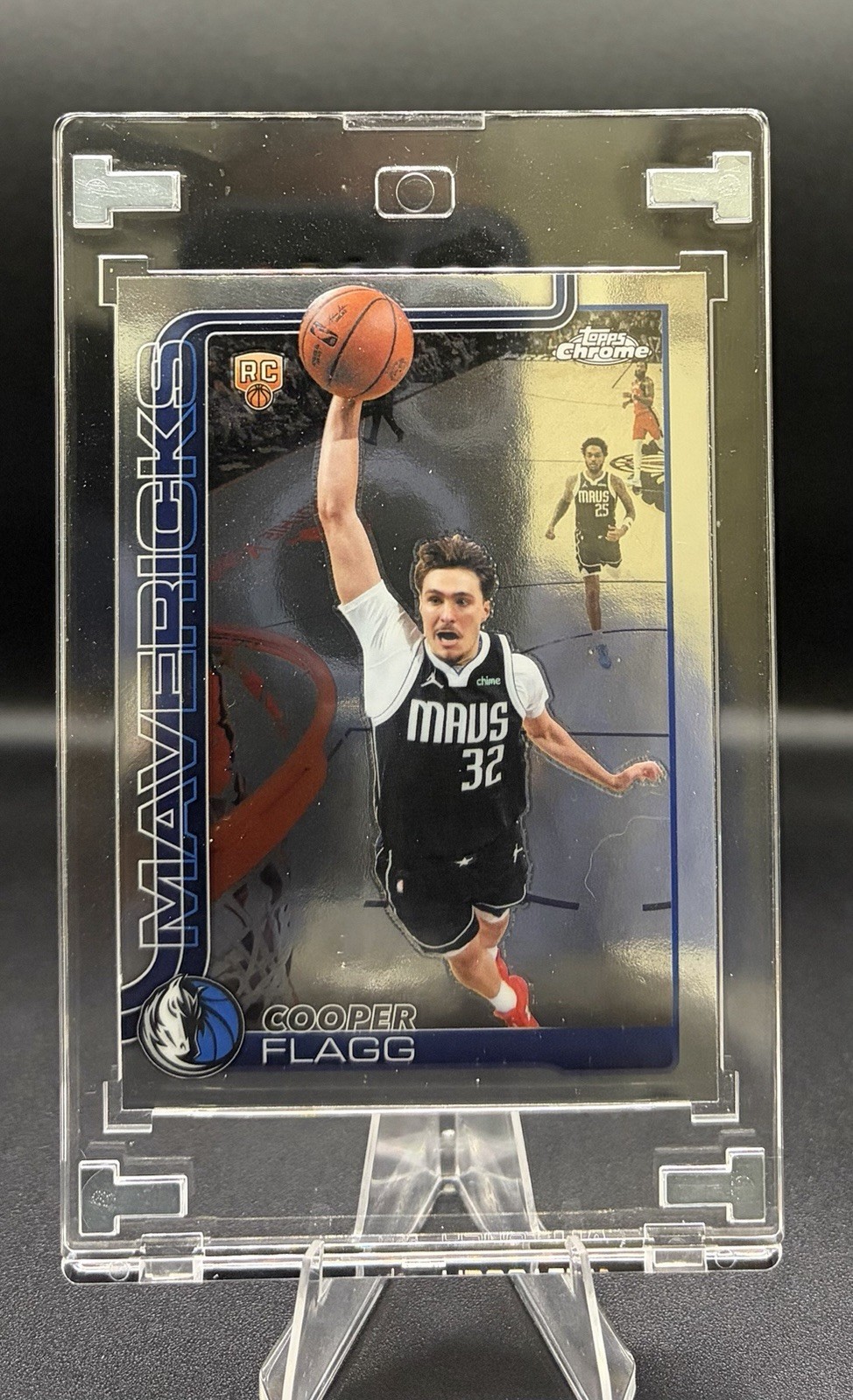 💥2025-26 Topps Chrome Basketball Cooper Flag Base Rookie Card RC Mavericks #151