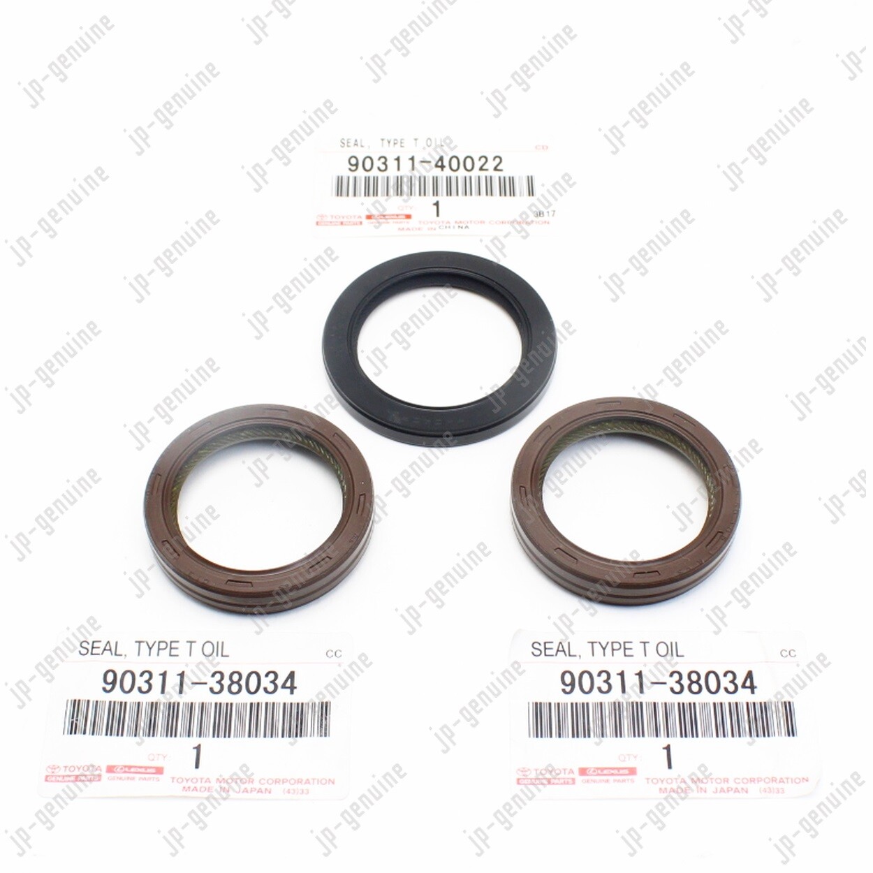 OEM Genuine  TOYOTA Camry  LEXUS RX300 Front Camshaft & Crankshaft Oil Seals Set
