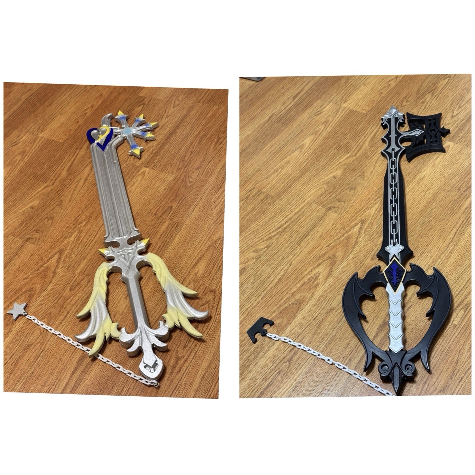 Kingdom of Hearts Oathkeeper+Oblivion KeyBlade Foam Replica Cosplay 36”set Of 2