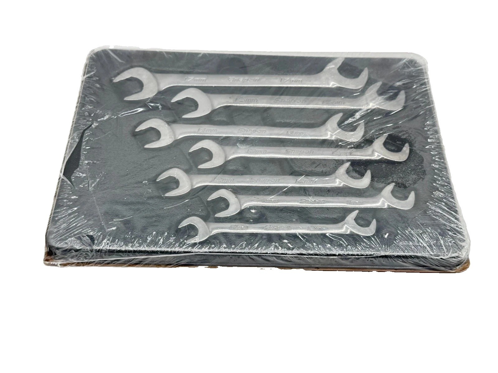 Snap-on 10-17mm 4-way angled FLANK Drive PLUS Wrench SET SVSM807A New SEALed Snap-on 10-17mm 4-way angled FLANK Drive PLUS Wrench SET SVSM807A New SEALed