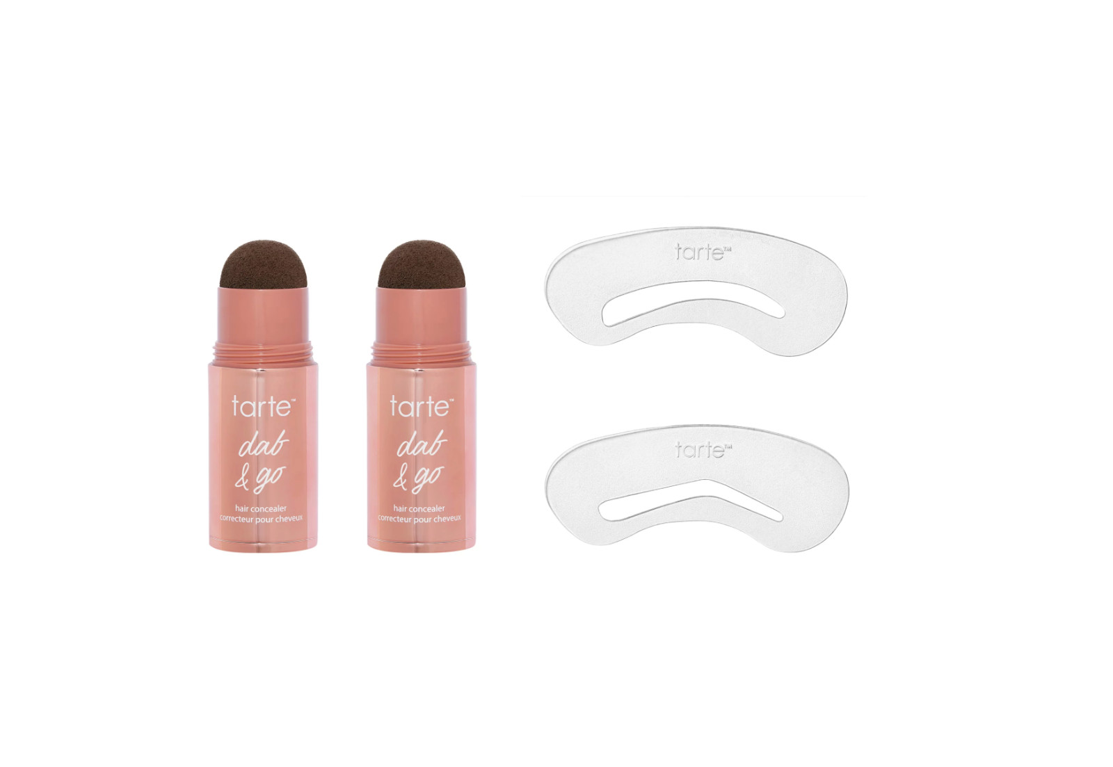 tarte Big Ego Dab & Go Hair Concealer w/ Stencil - Medium Brown