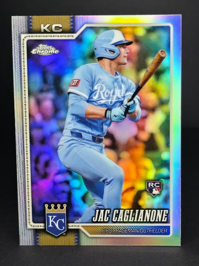 2026 Topps Chrome - Jac Caglianone #131 Refractor (RC) 2026 Topps Chrome - Jac Caglianone #131 Refractor (RC)