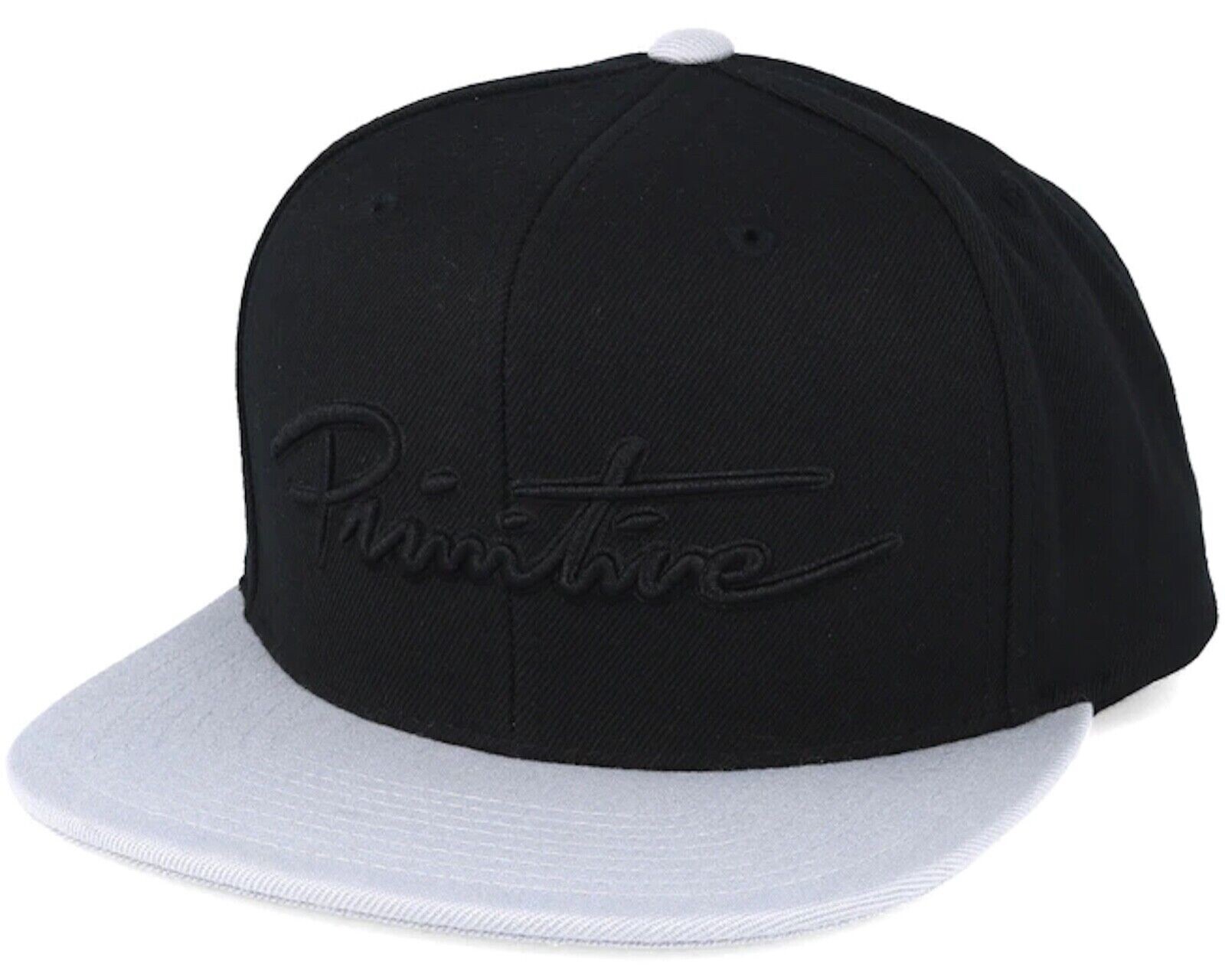 New Primitive Apparel Nuevo Script Black Mens Snapback Hat RHTPRM-63