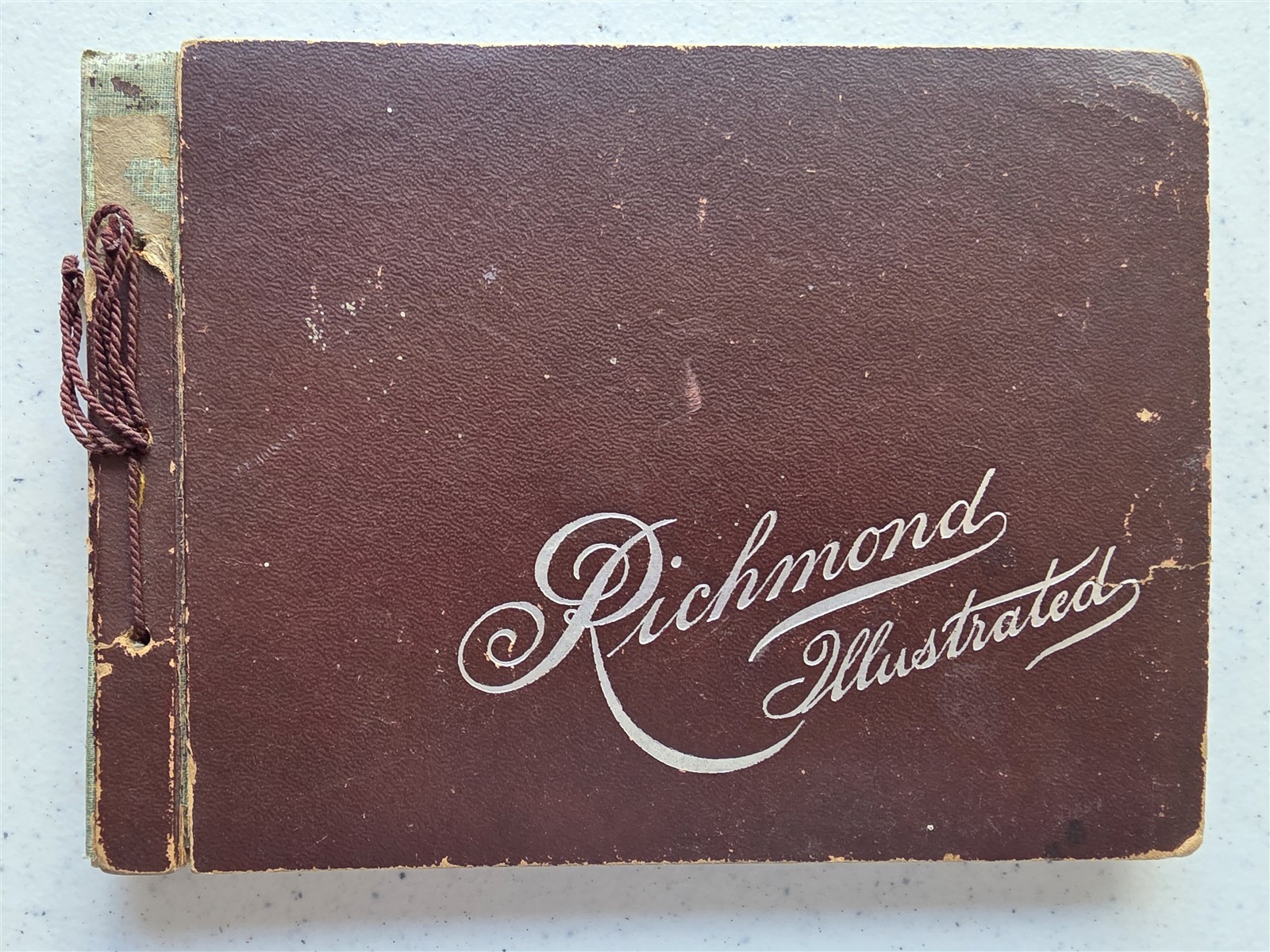 Richmond Illustrated Antique 1898 Book Portfolio of Photographs 31 Photogravures