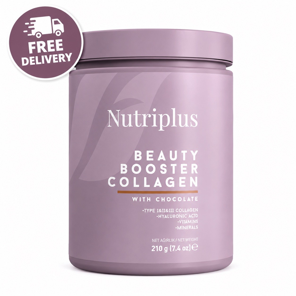 Farmasi Nutriplus Beauty Booster Chocolate Collagen Powder 210g 7.4oz New