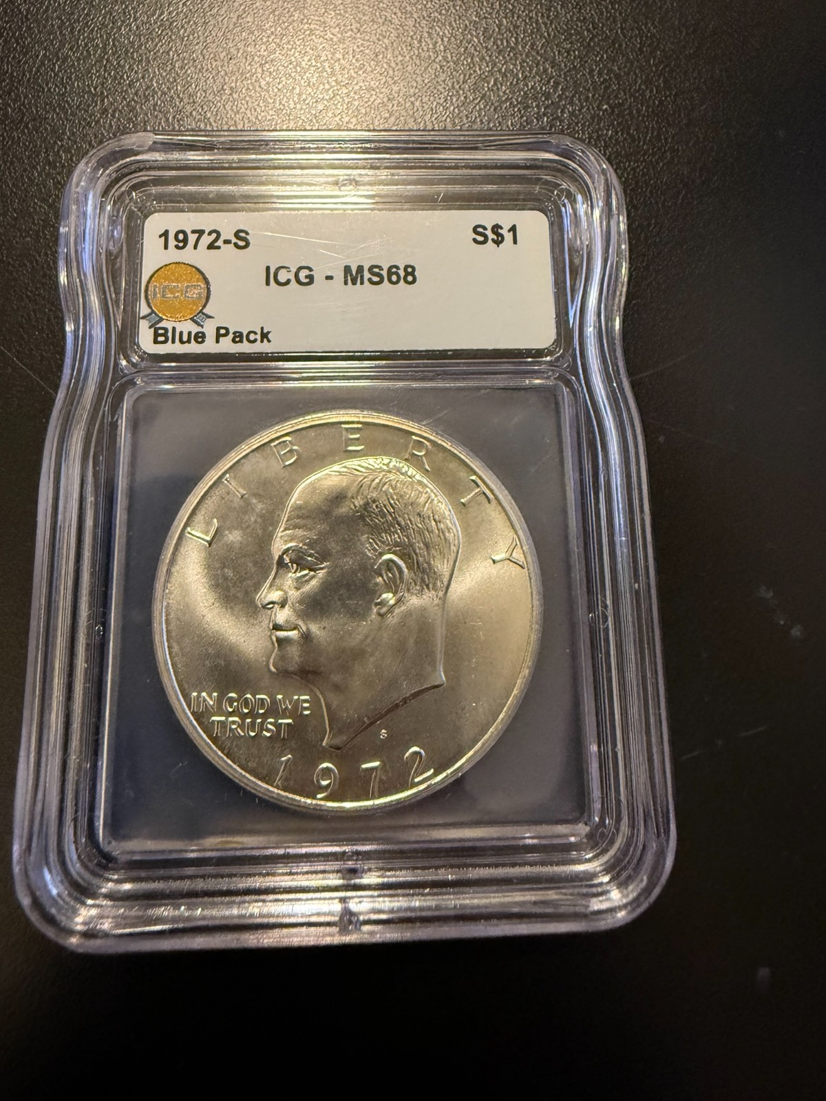 1972-S $1 Silver Eisenhower \