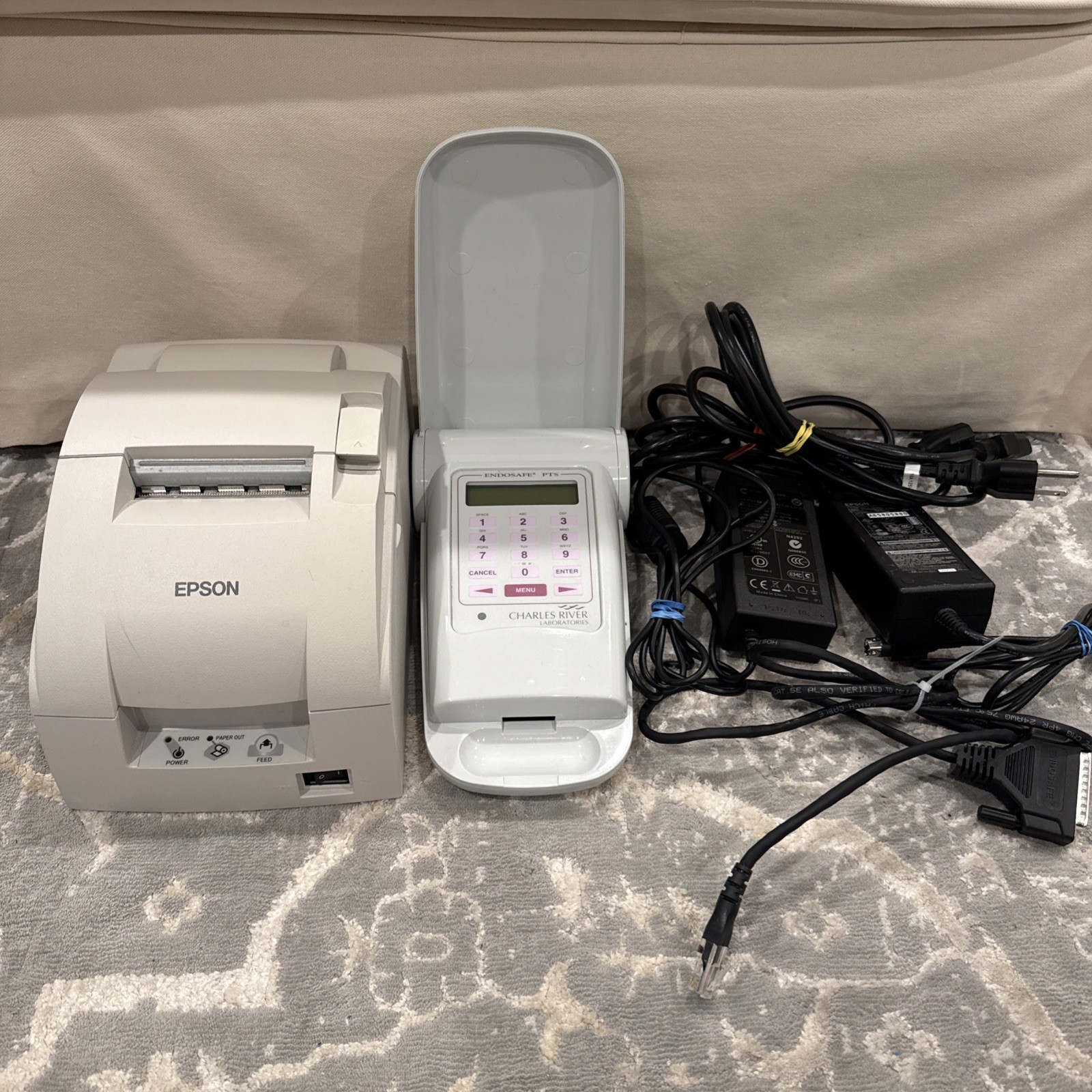 Charles River Endosafe PTS w/ Epson Printer - In-Vitro Testing W/ All Cords