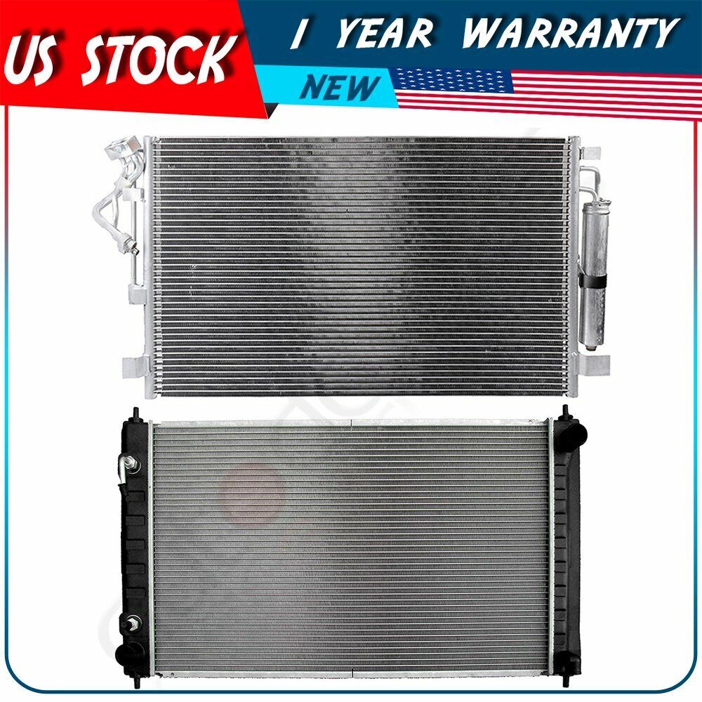 Radiator and AC Condenser Kit For 11-18 Nissan Altima 16-18 Nissan Maxima