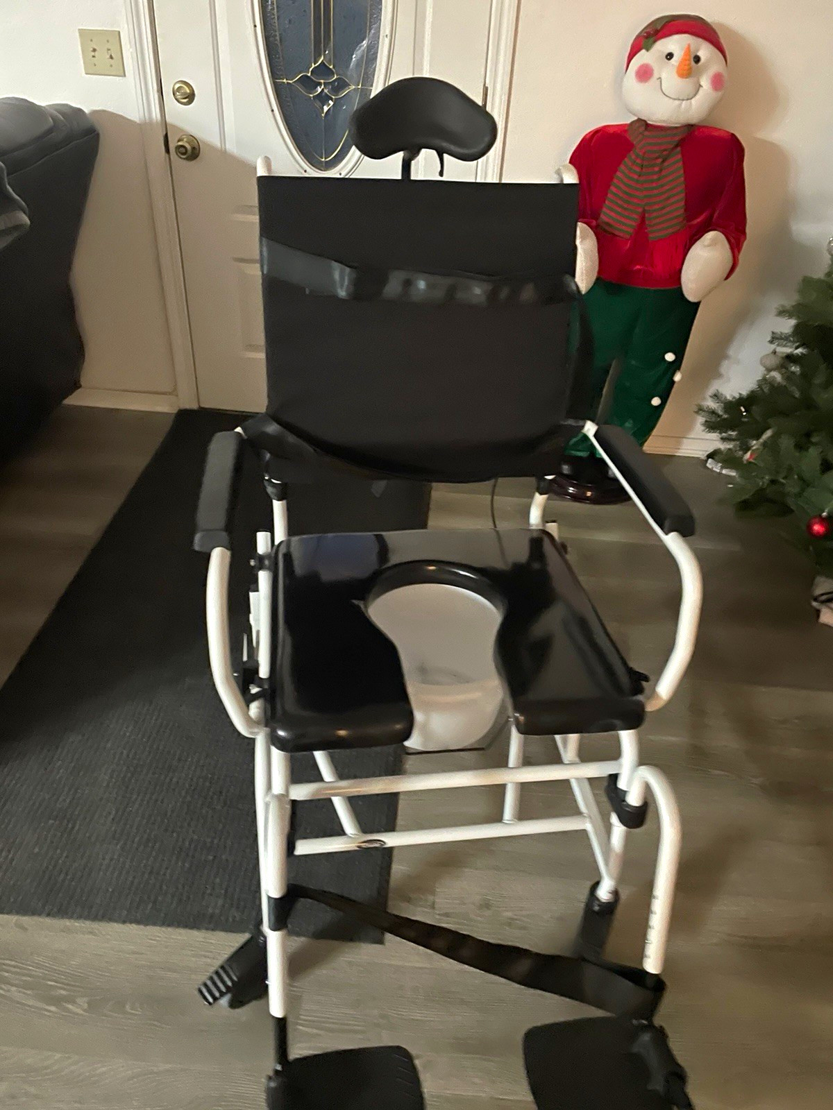 Brand new never used activeaid 285 tilt in space commode shower chair.