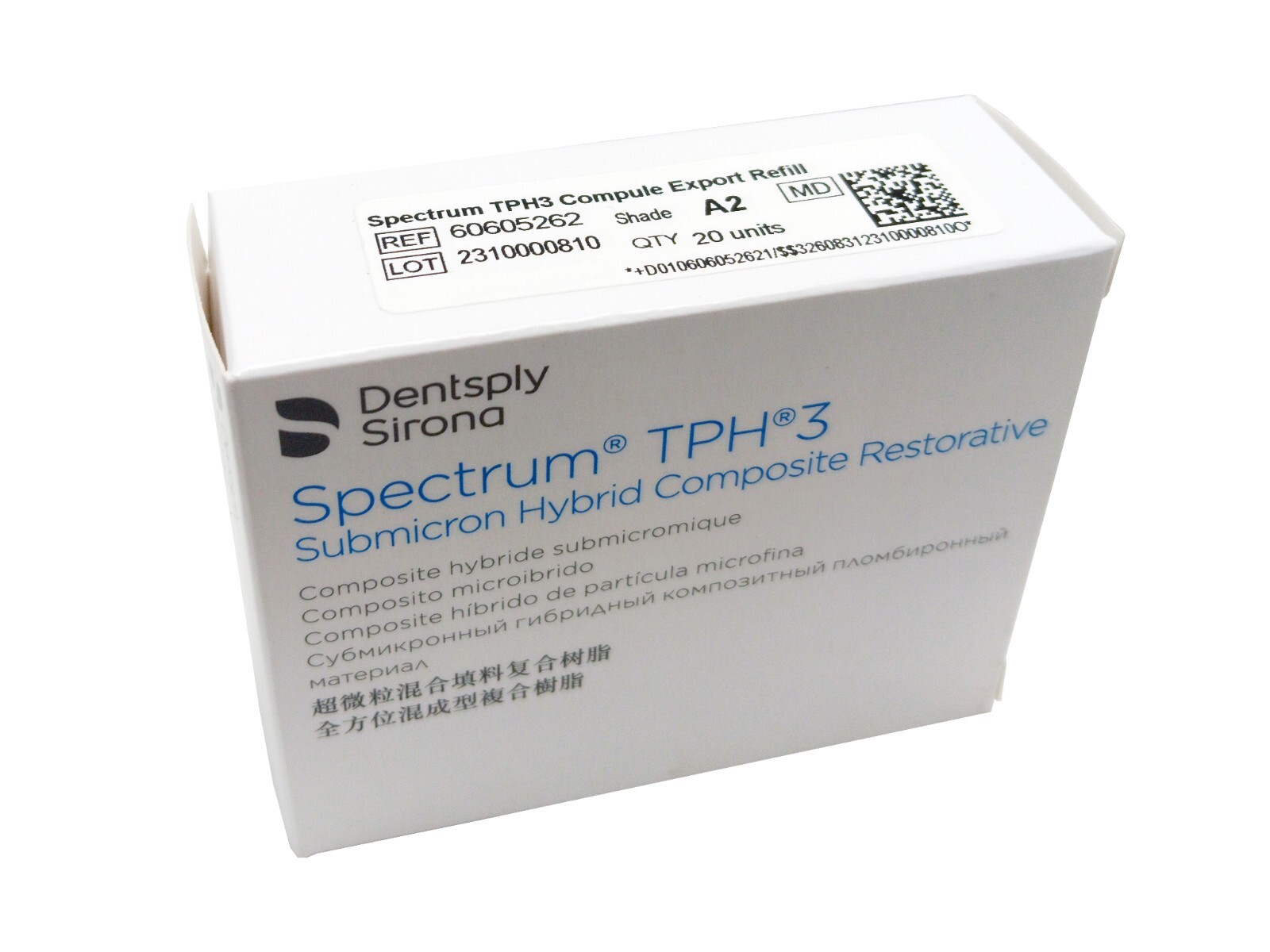 DENTSPLY TPH 3 A2 CAPSULES RESTORATIVE COMPOSITE - 20/PK FRESH