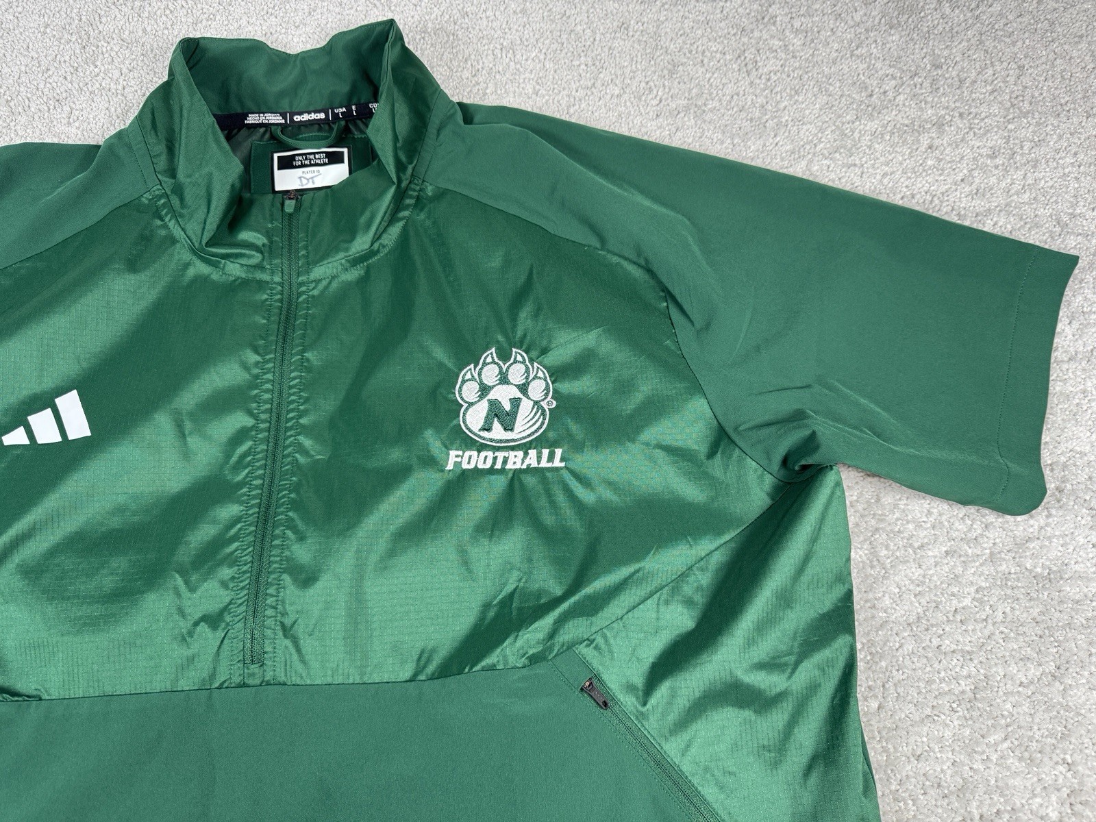 Northwest Missouri State Bearcats Football L Pull Over 1/4 Zip STAIN University