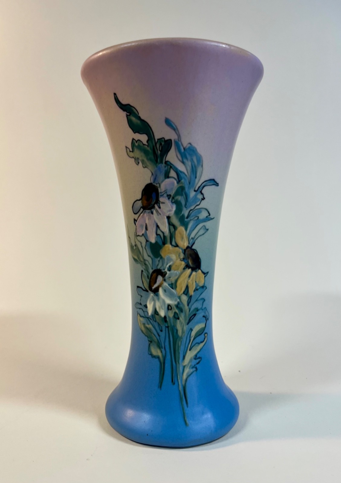 Weller Pottery Hudson Vase Signed Dorothy England Weller Pottery Hudson Vase Signed Dorothy England