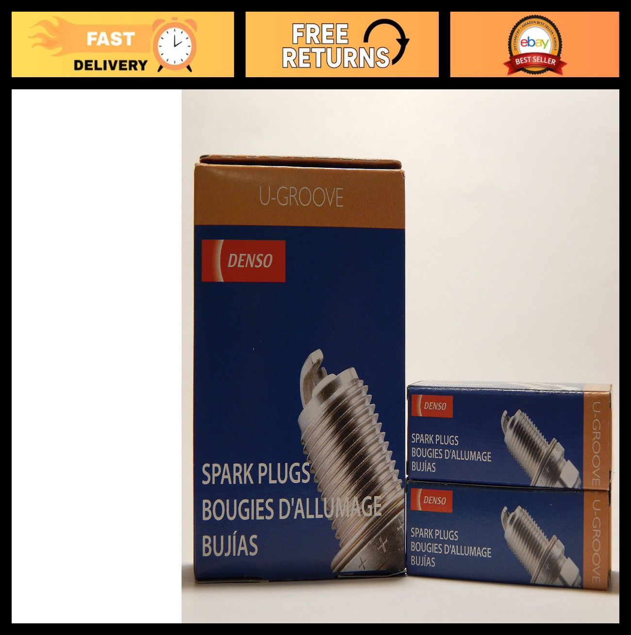 6 PCS U-GROOVE Standard Spark Plugs K20HR-U11 - High Performance, Reliable Ignit