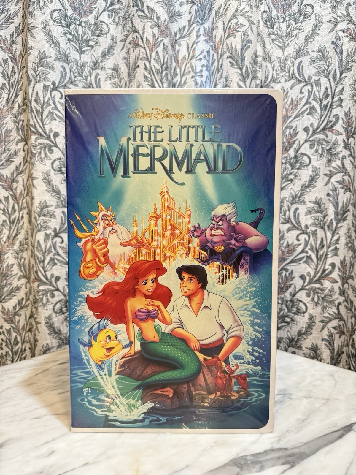 Disney The Little Mermaid Classic VHS Boxed Silk Touch Throw Blanket , 50 Disney The Little Mermaid Classic VHS Boxed Silk Touch Throw Blanket , 50