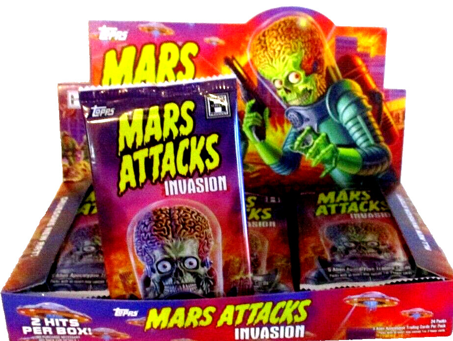 Topps 2013 Mars Attacks Invasion 1 Sealed Pack from Fresh Unsearched box