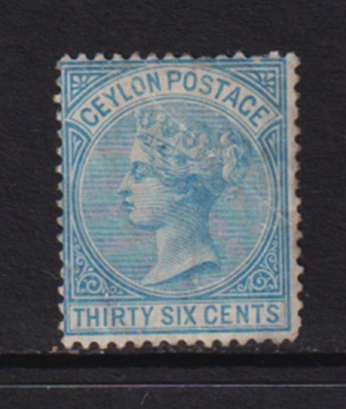 Ceylon - #70 Unused, cat. $ 190.00