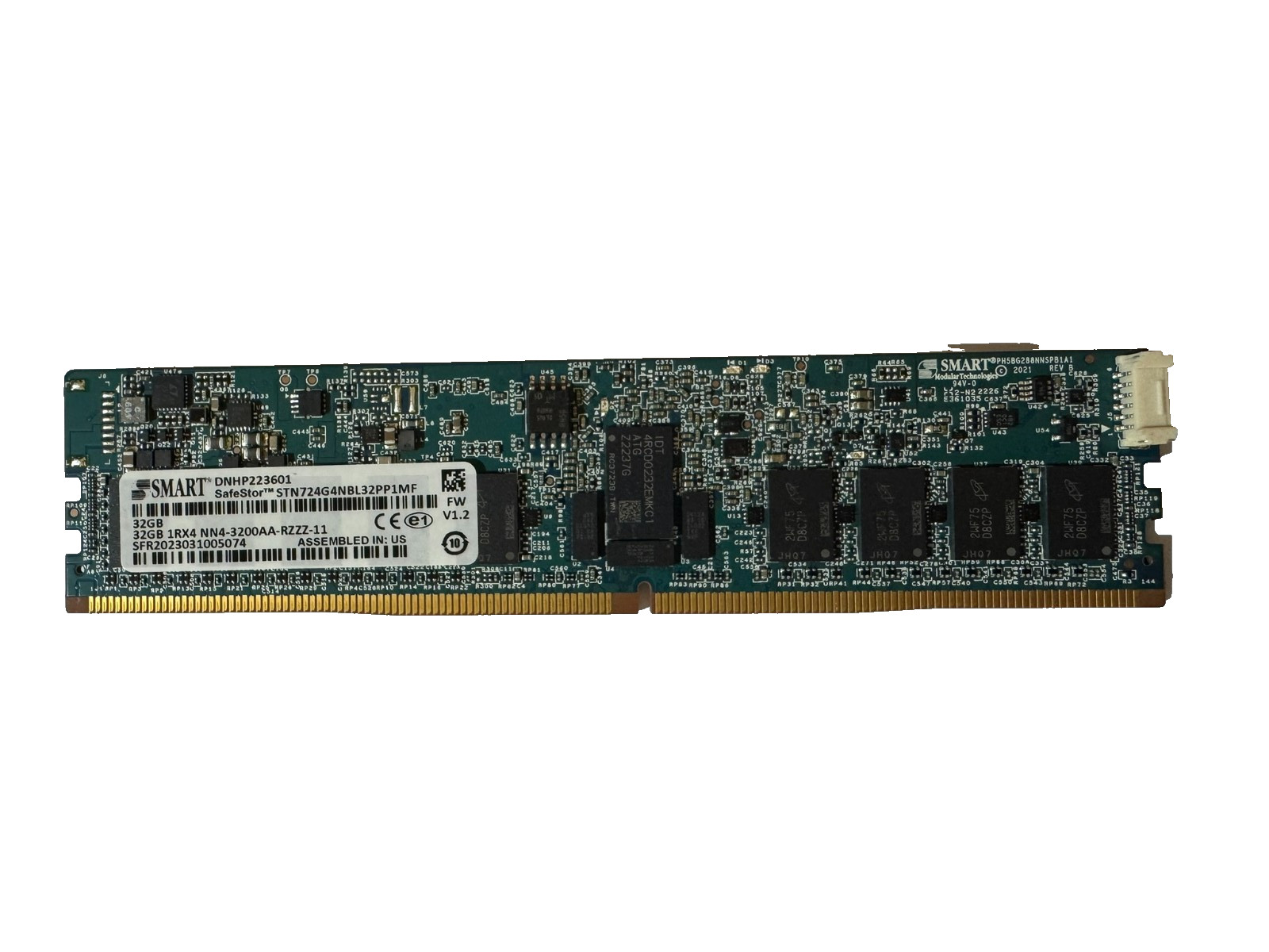 SMART(Micron)SafeStor 32GB(1X32GB) 1RX4 NN4-3200AA(DDR4) HPE Server Memory SMART(Micron)SafeStor 32GB(1X32GB) 1RX4 NN4-3200AA(DDR4) HPE Server Memory