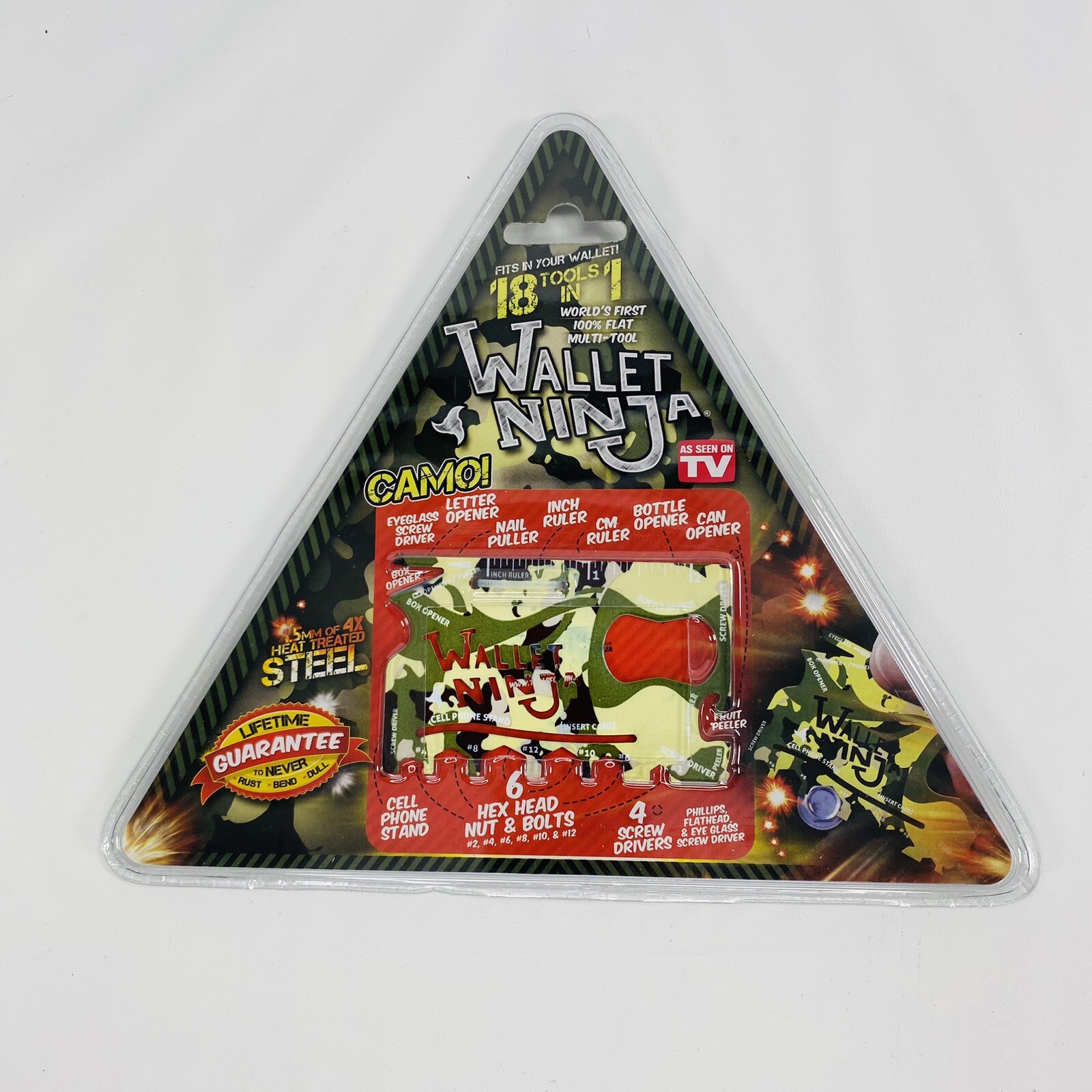As Seen On TV- Wallet Ninja Camo Steel As Seen On TV- Wallet Ninja Camo Steel