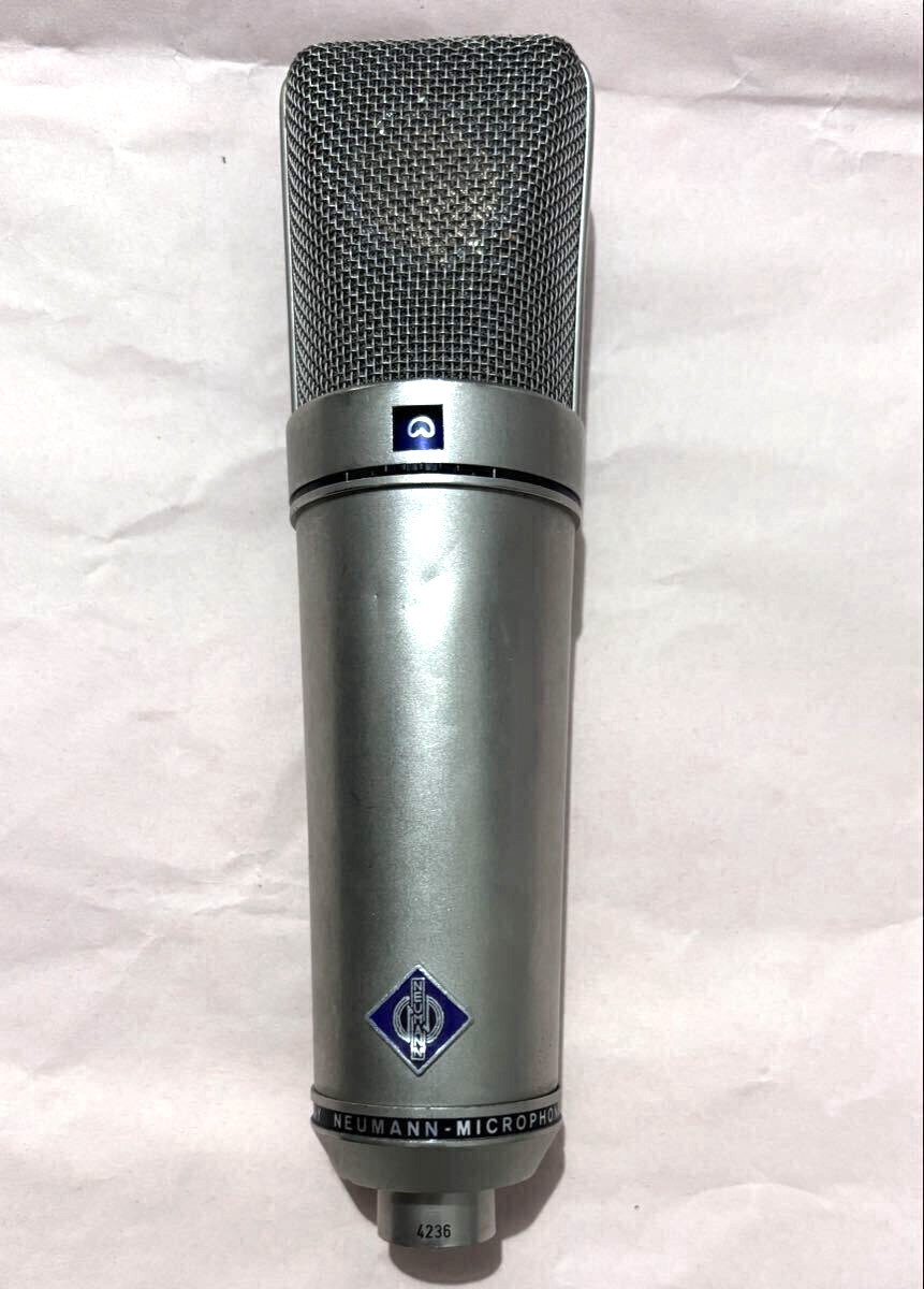 Neumann U89i Multipattern Condenser Microphone 1982 Vintage 5-Pattern Germany