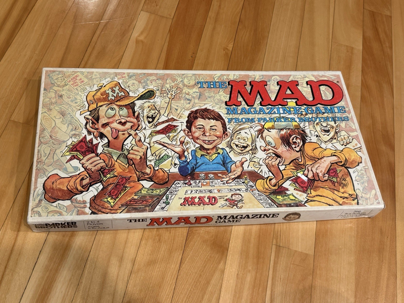 THE MAD MAGAZINE Alfred Neuman 1979 Vintage Board Game Parker Brothers COMPLETE
