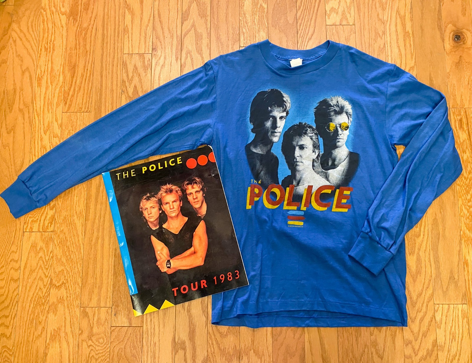 Rare Deadstock VTG Police 1984 Synchronicity Tour LS Single Stitch Tee