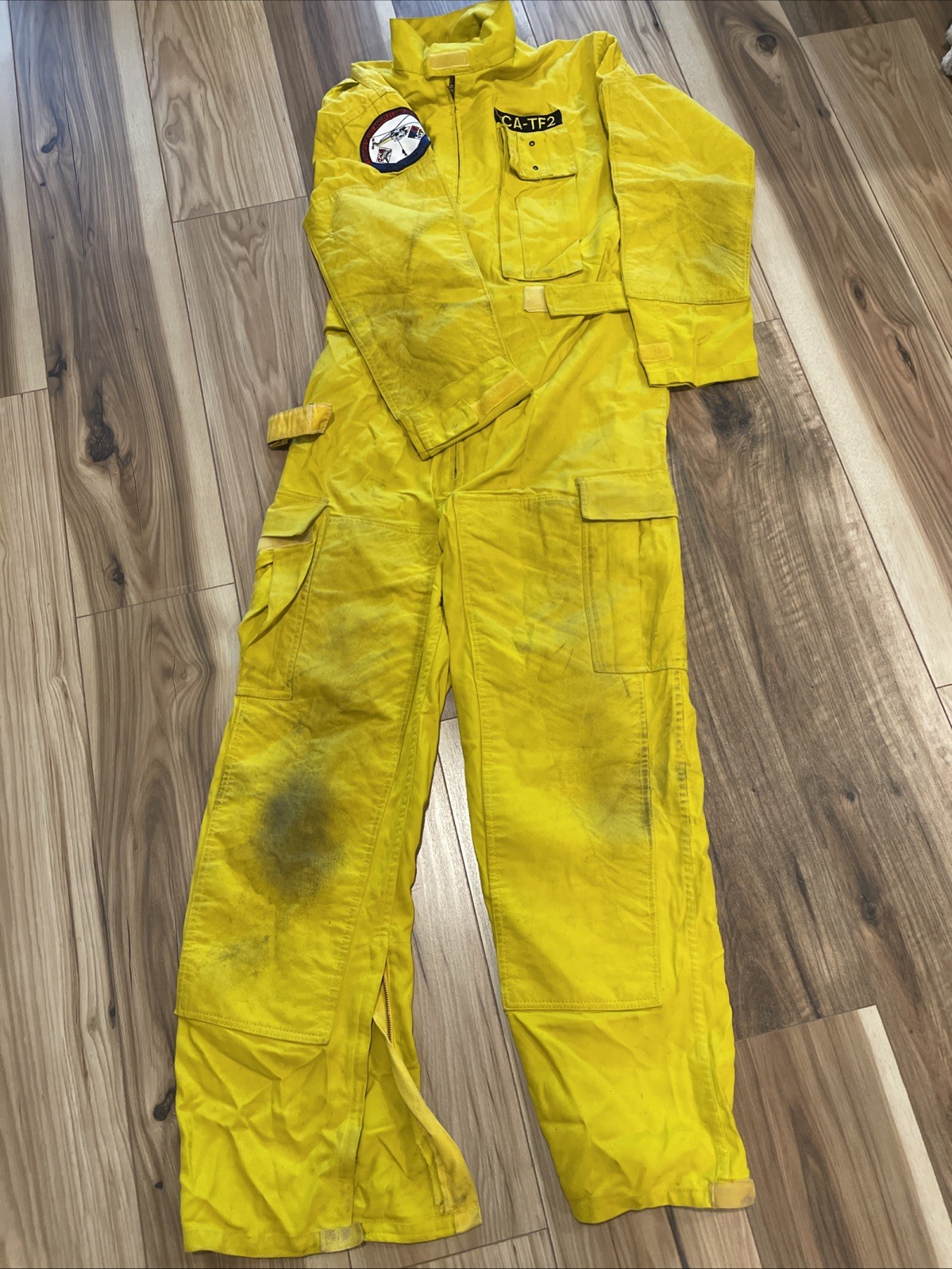 Vintage Los Angeles County Fire Air Attack USAR Task Force 2 Size 44 Large