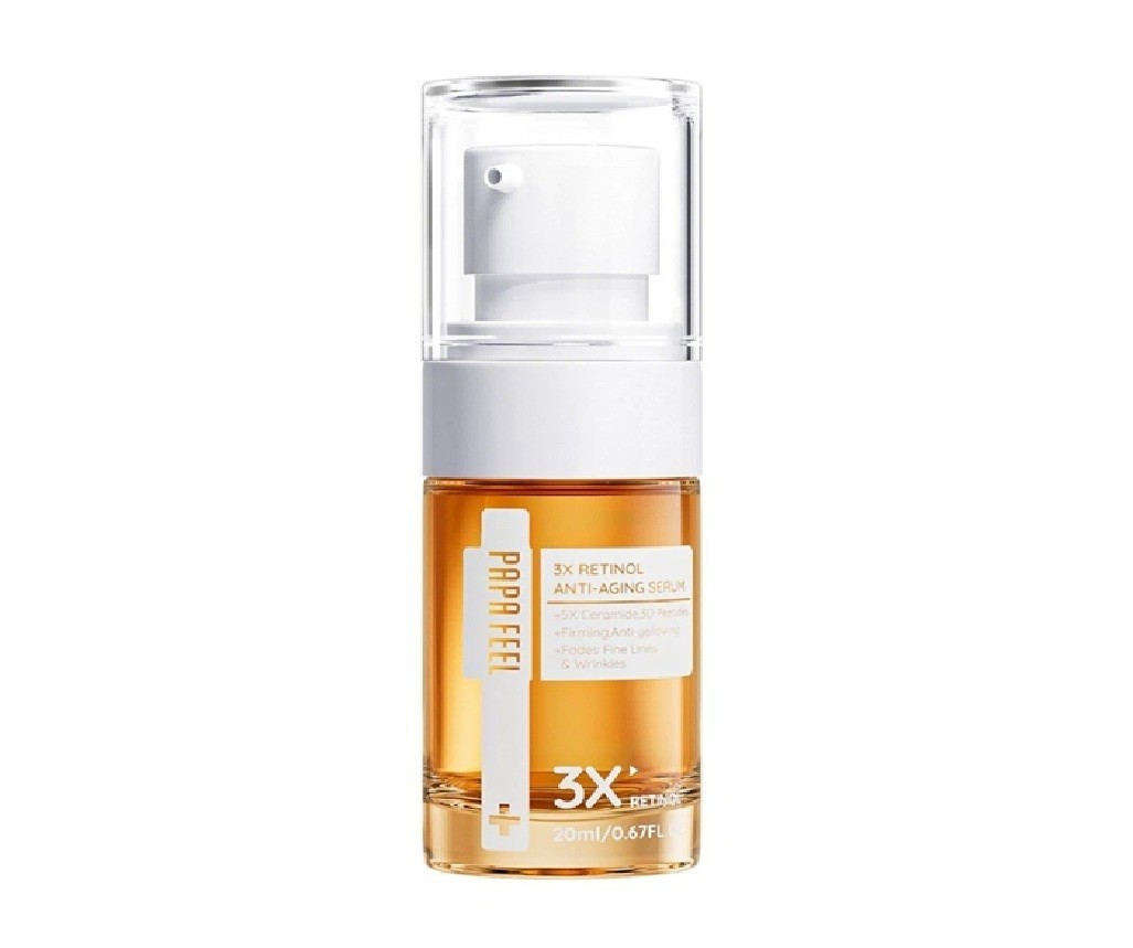PAPA FEEL 3X Retinol Anti-Aging Serum Reduce Wrinkles Skin Smooth 0.67 fl.oz