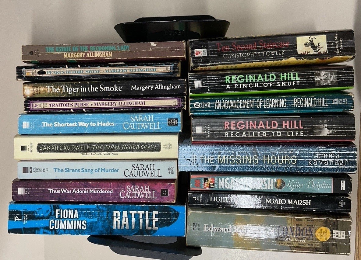 British Mysteries PB Lot of 17 Sarah Caudwell, Reginald Hill, Margery Allingham