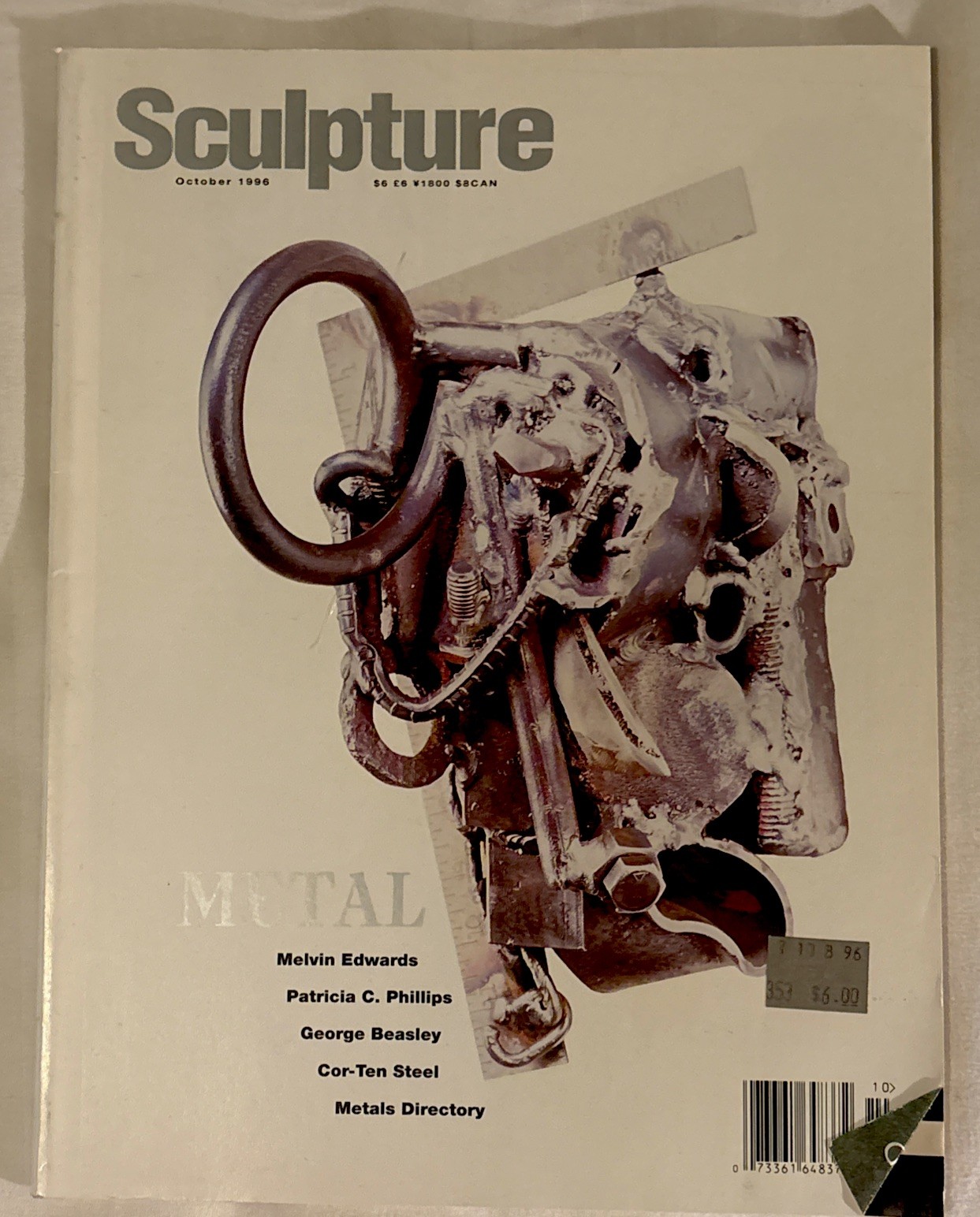 Sculpture Magazine October 1996 Melvin Edwards