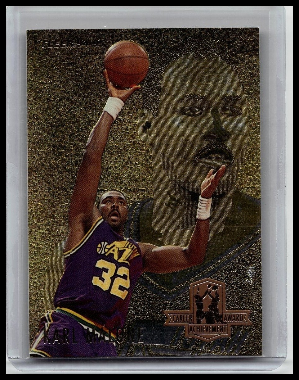 1994-95 Fleer - Career Achievement Award Karl Malone #2 1994-95 Fleer - Career Achievement Award Karl Malone #2
