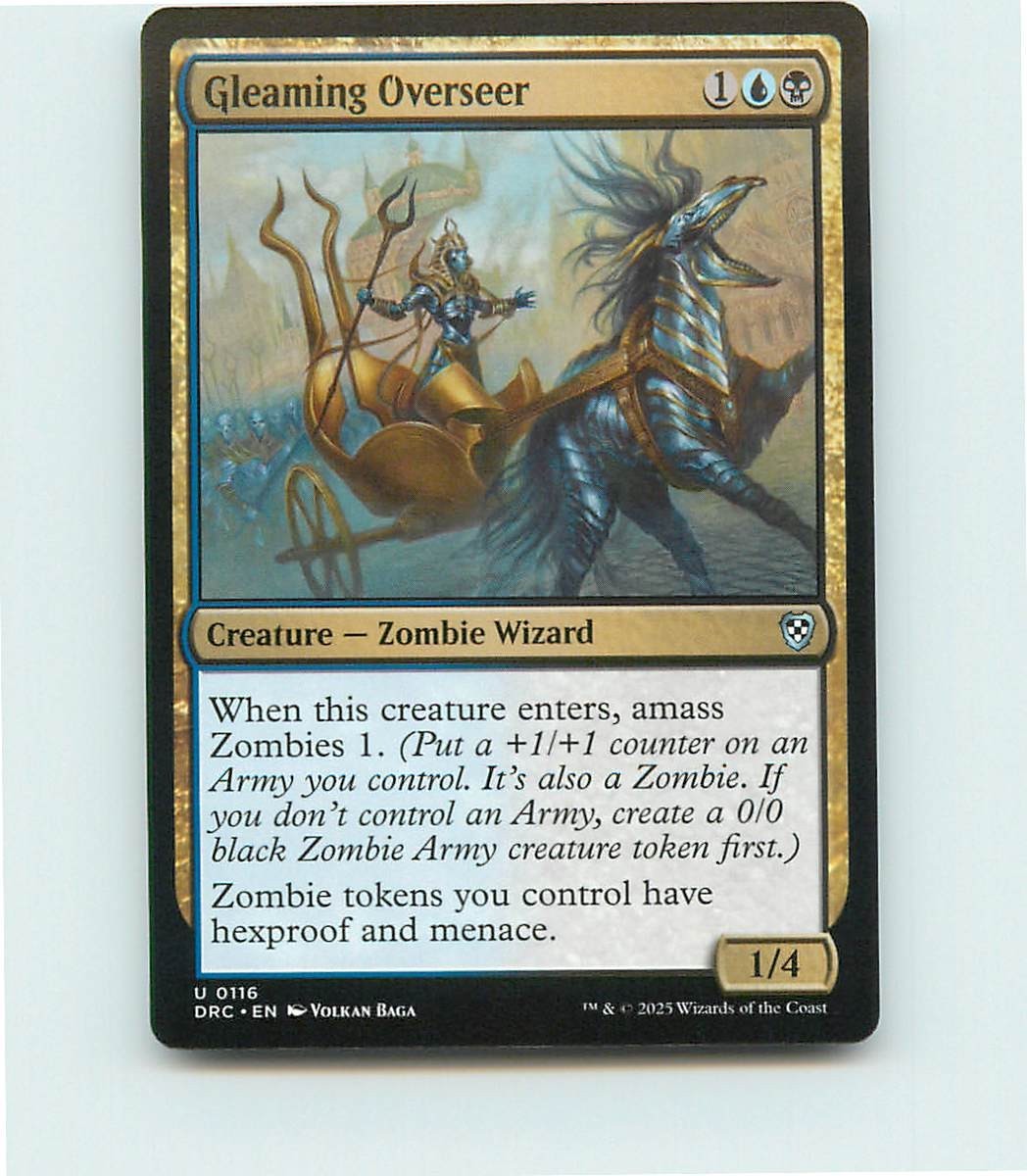 Gleaming Overseer U116 MTG Commander: Aetherdrift (DRC)