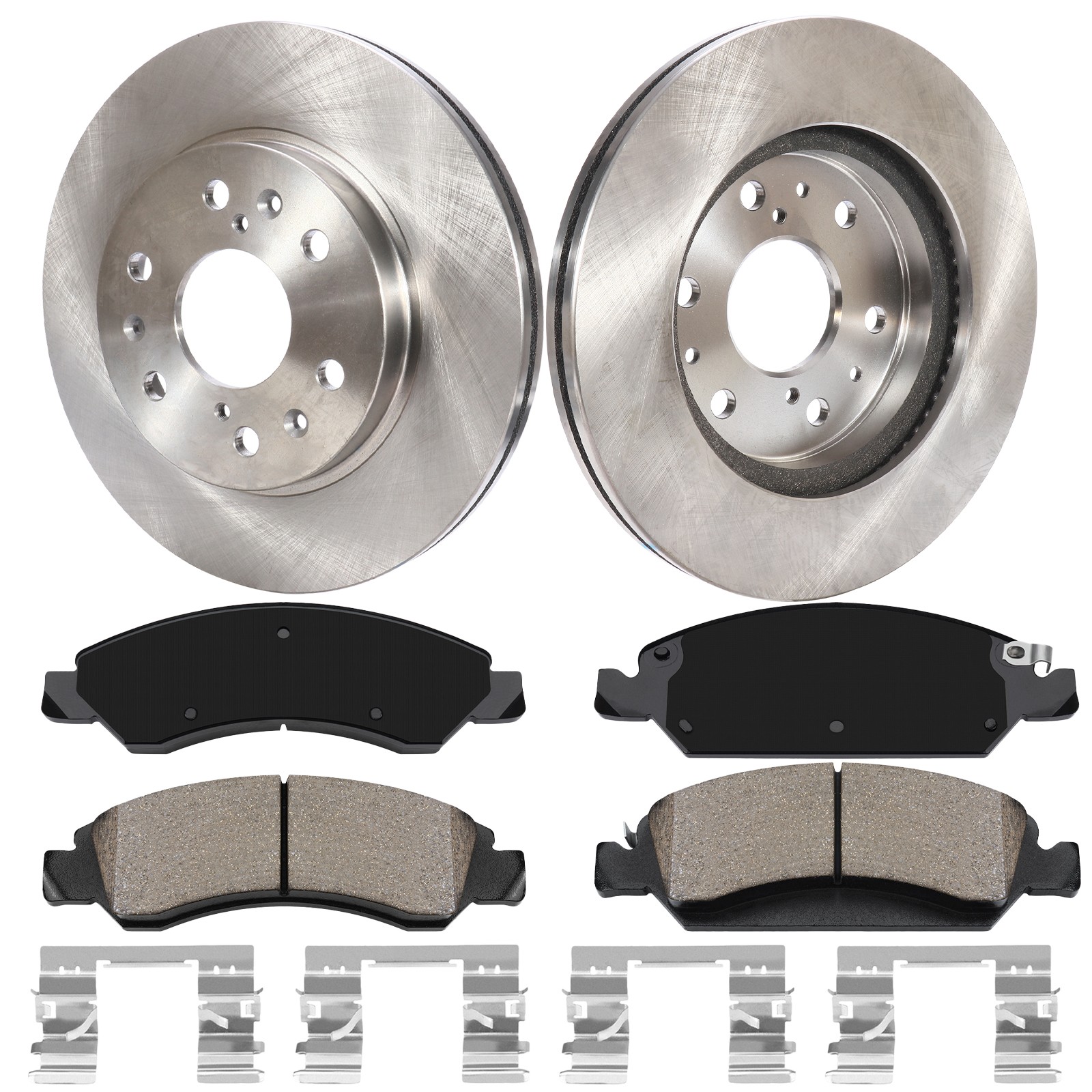 12.99\'\' Front Rotors Brake Pads for Chevy GMC Silverado Sierra 1500 Tahoe Yukon
