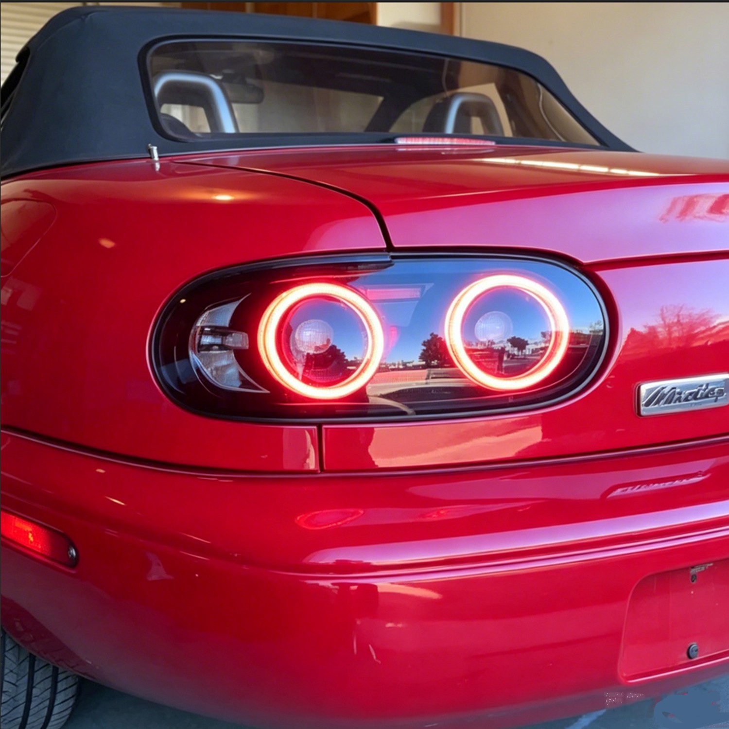 Pair Tail Lights for Mazda MX-5 MK1 Miata NA 1990-1997 w /3D Animation DRL JDM
