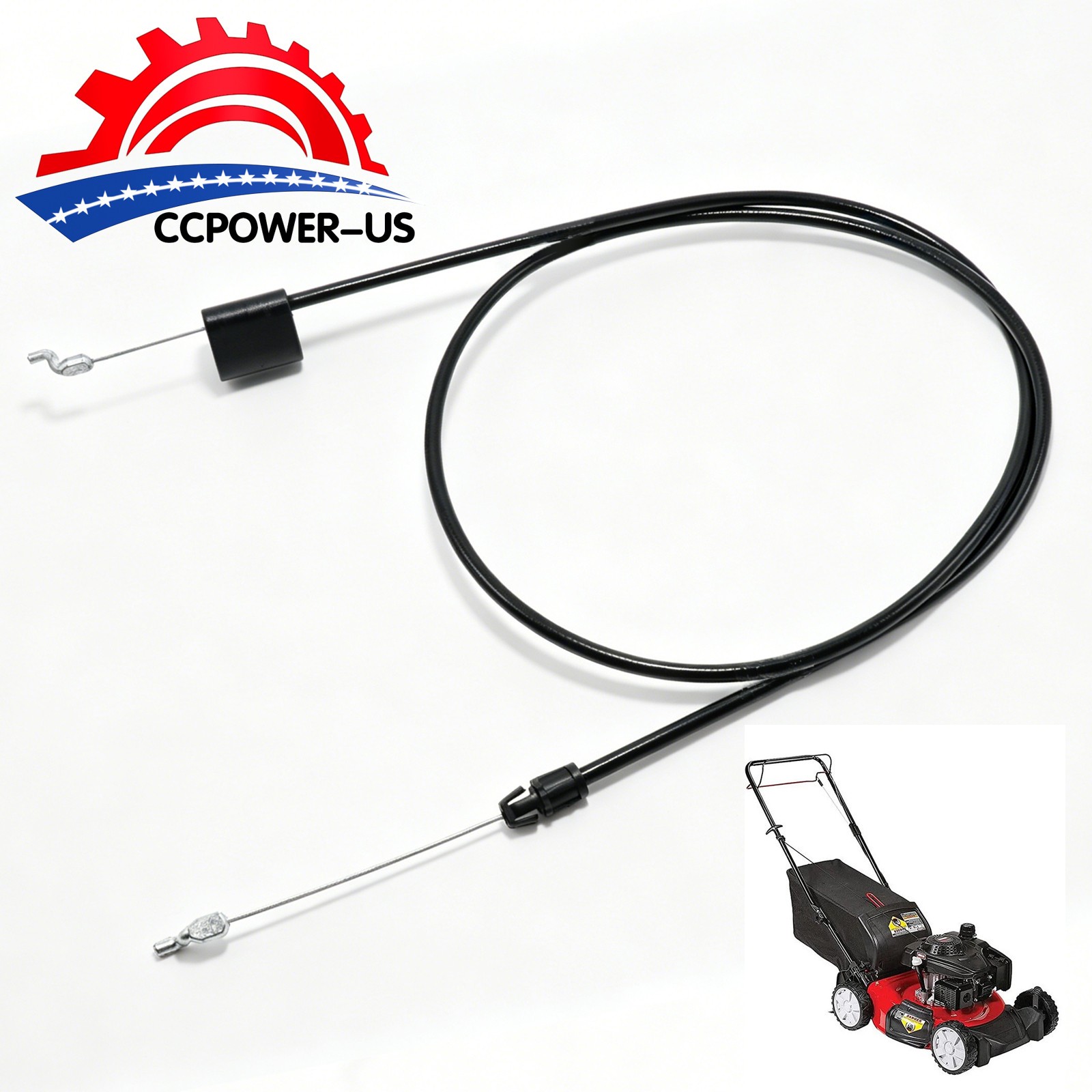 	 Brake Stop Cable For Briggs Stratton Poulan Craftsman Push Lawn Mower 183281