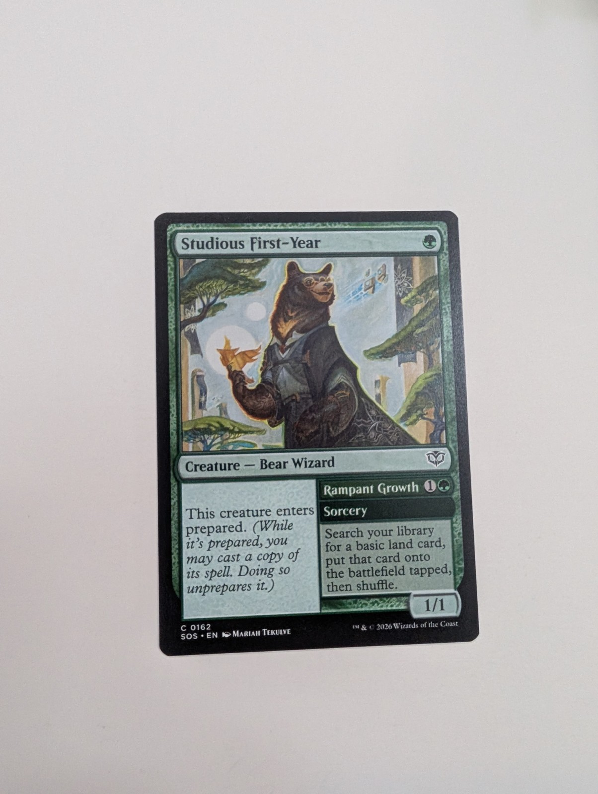 MTG - Studious First-Year - Secrets of Strixhaven NM/M Condition