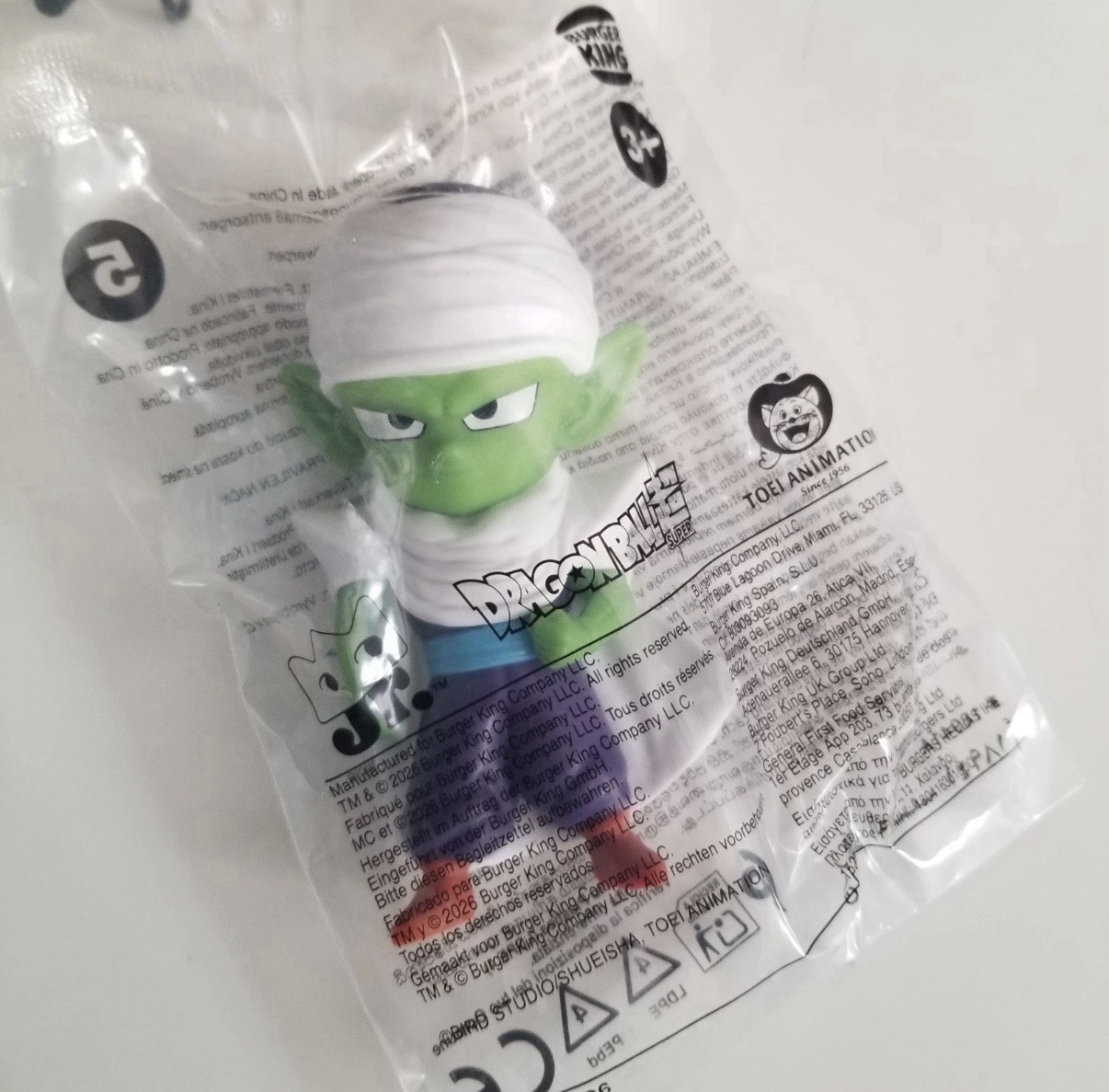 2026 Burger King x Dragon Ball Z Piccolo Collectible Figure.