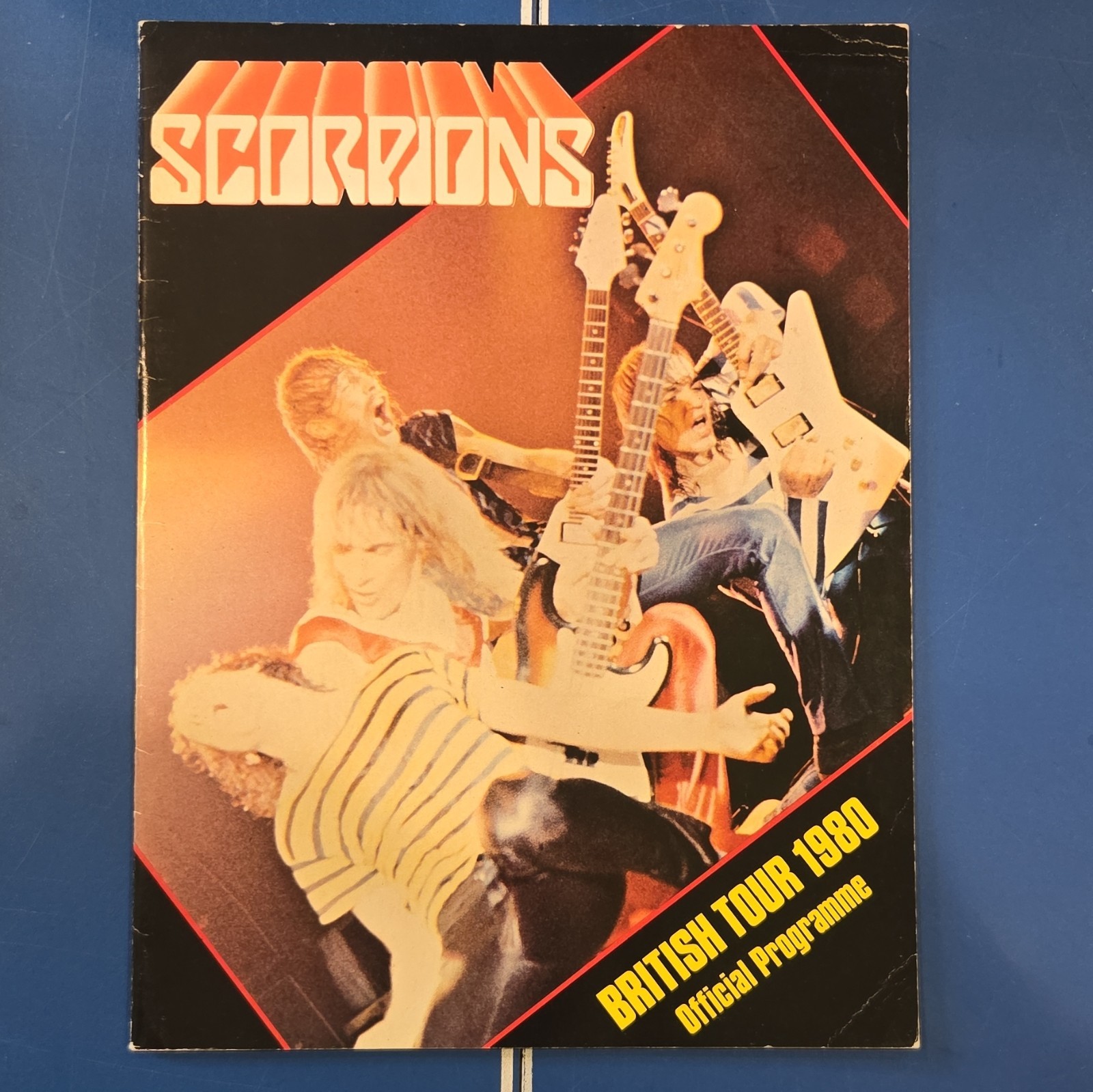 Scorpions Official Programme British Tour October 1980 Concert Program 12 Pages