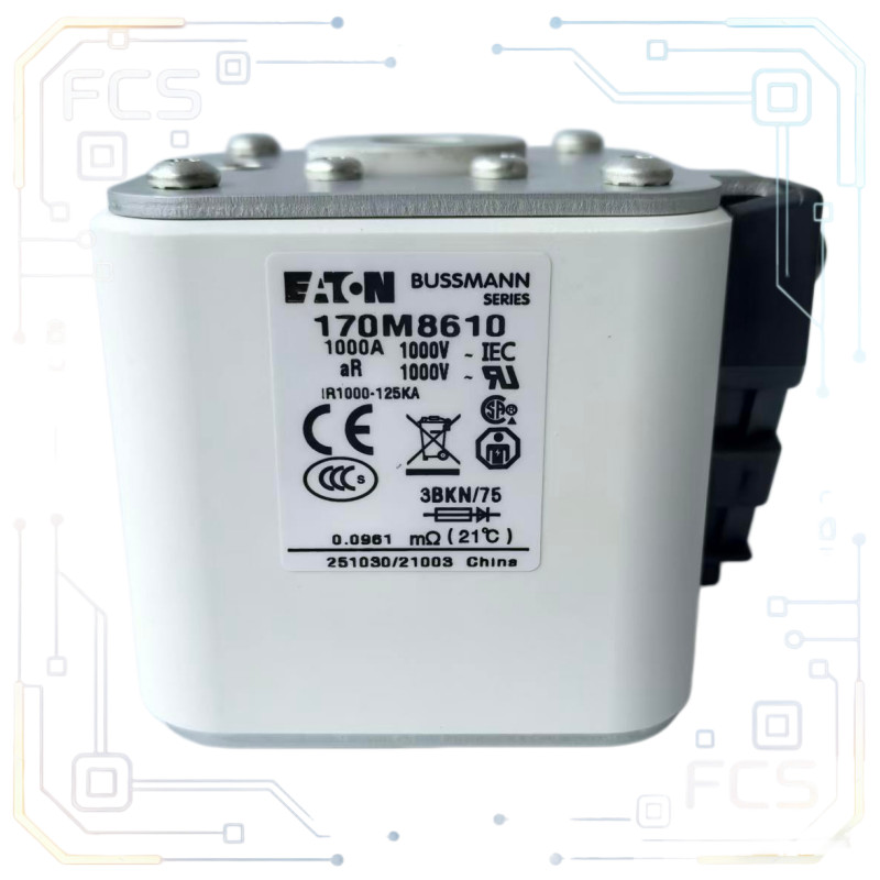 1PC Eaton BUSSMANN 170M8610 1000A,1000V High Speed Square Body Fuse