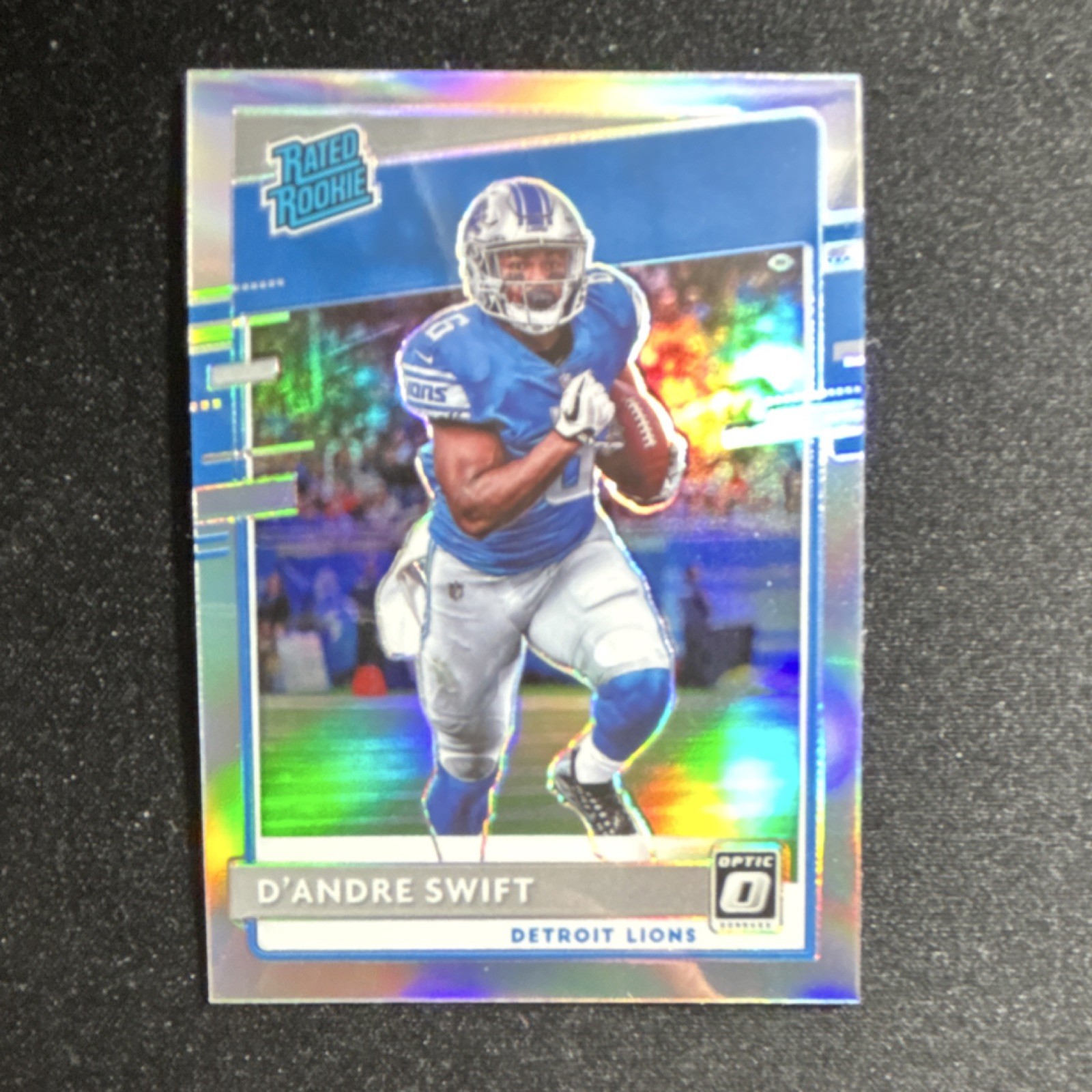 2020 Panini Donruss Optic Rated Rookie D'Andre Swift #159 Holo Prizm 2020 Panini Donruss Optic Rated Rookie D'Andre Swift #159 Holo Prizm