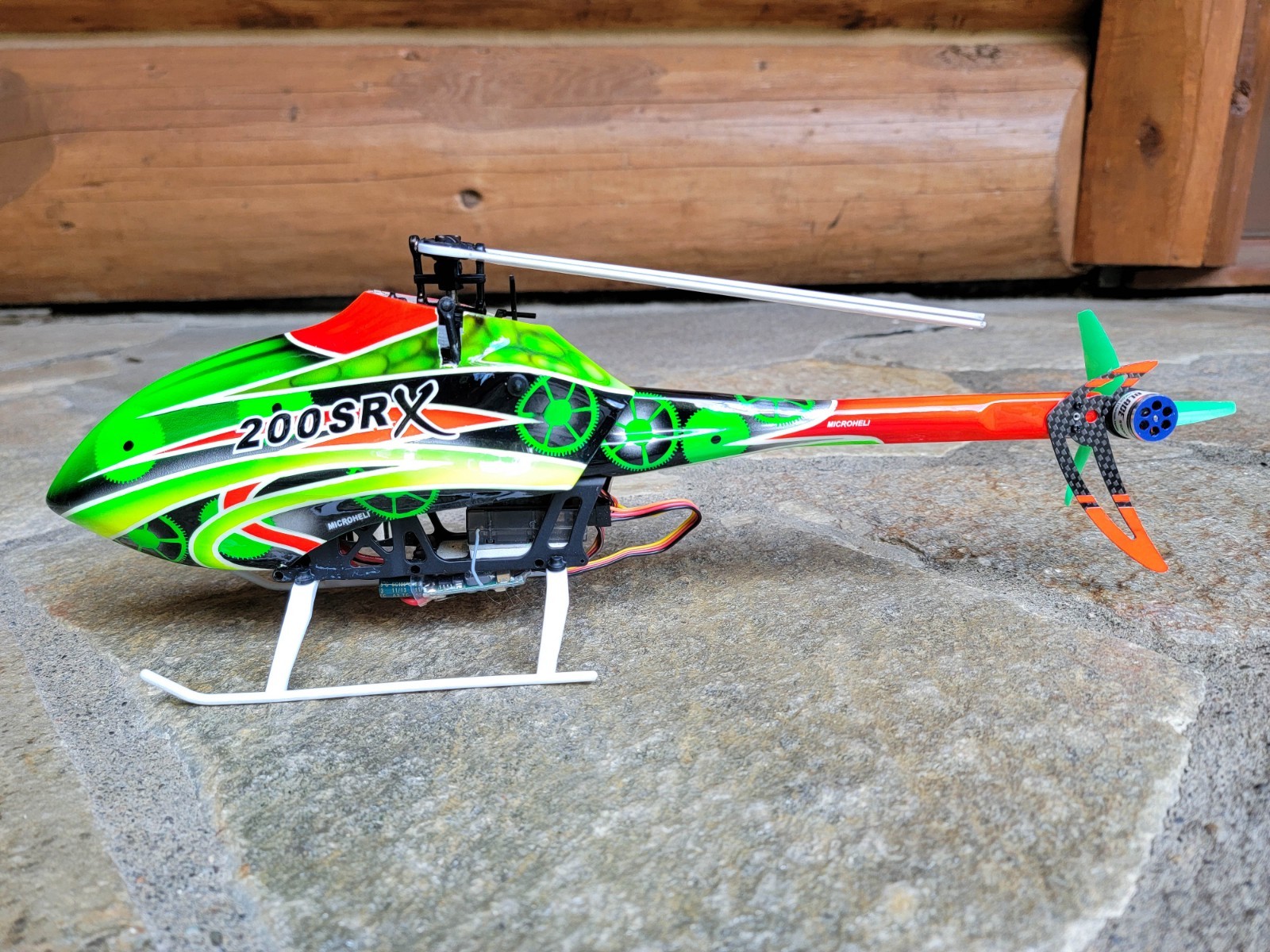 E-FLITE Blade 200 SR X (Parts-Repair) BNF RC Helicopter W/ Microheli Fuselage