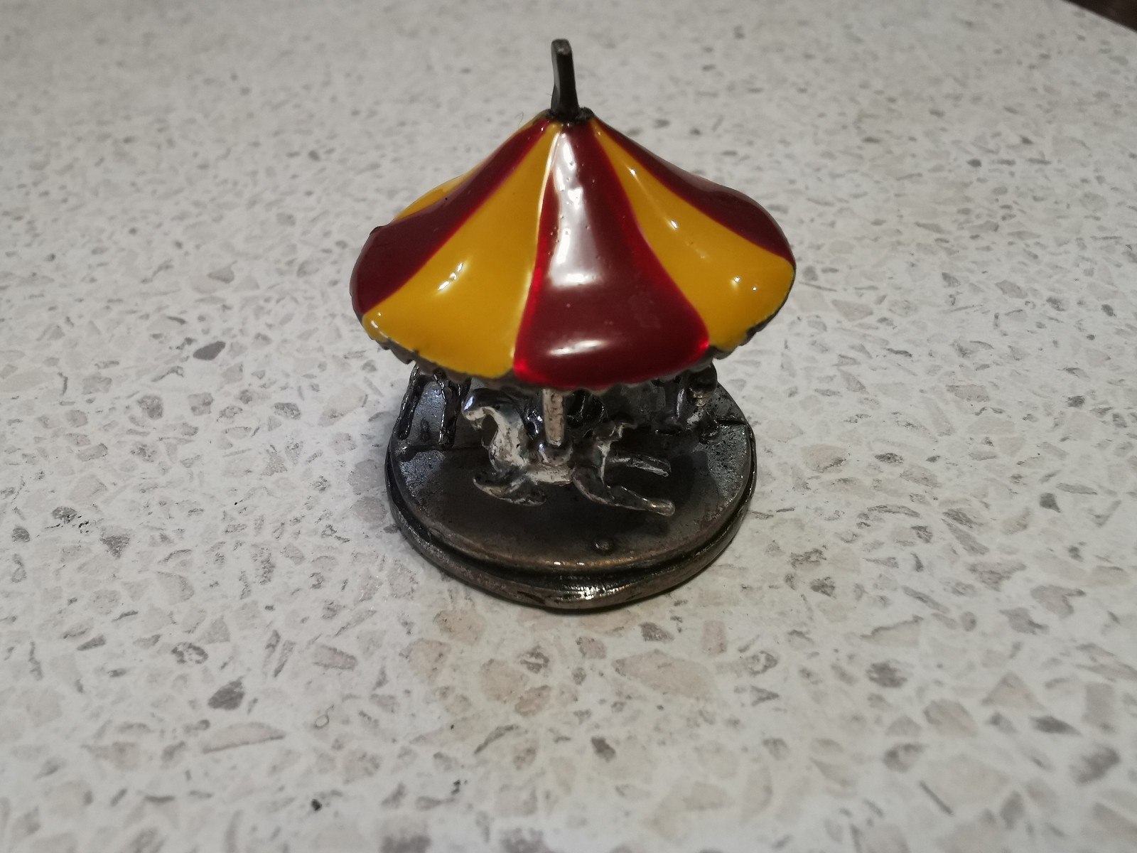 Vintage UNIQUE MASSIVE SILVER  COLLECTIBLE FIGURE 0.800