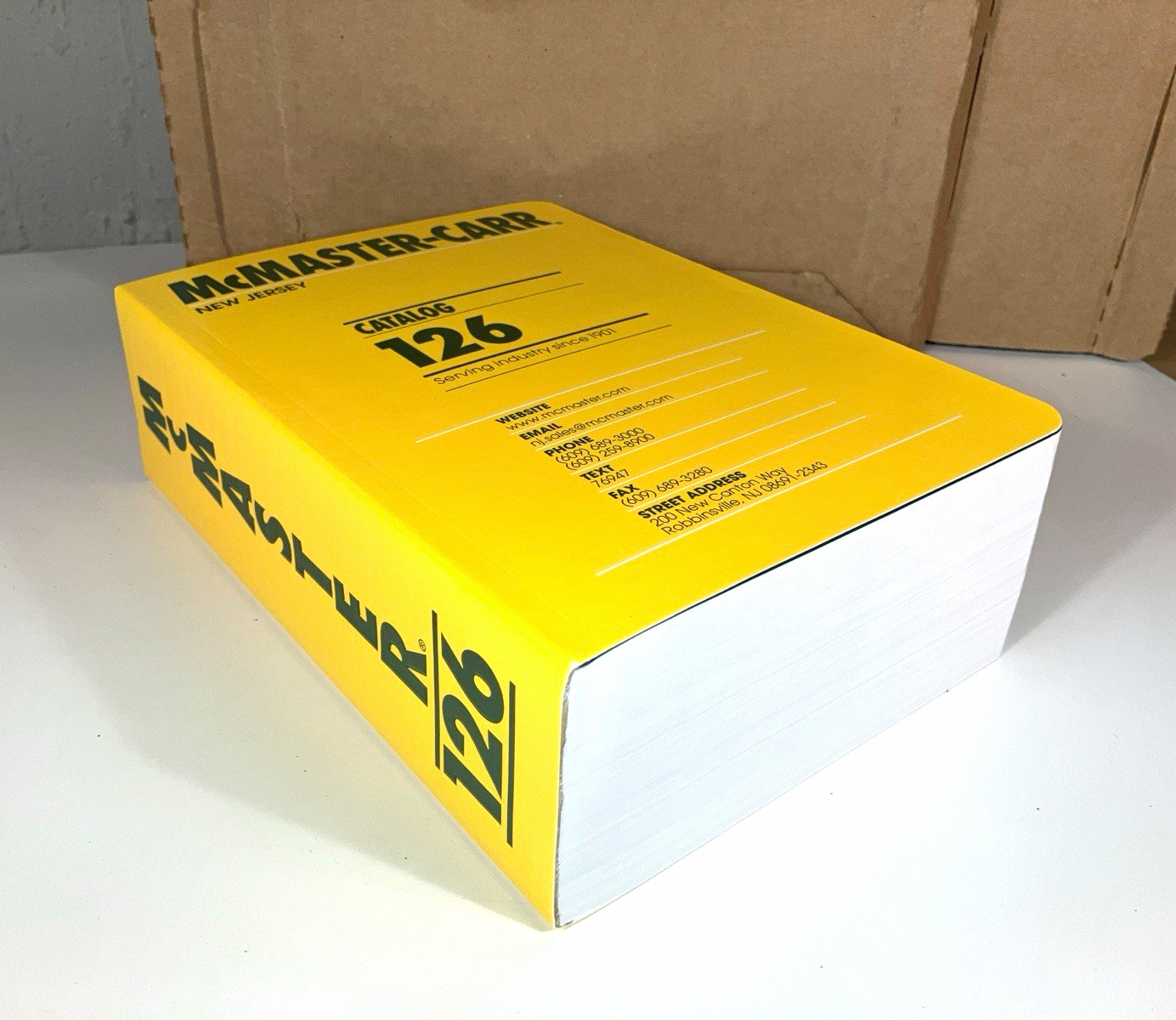 McMaster-Carr Catalog 126 Industrial Supplies & Tools 2020 English Never Opened