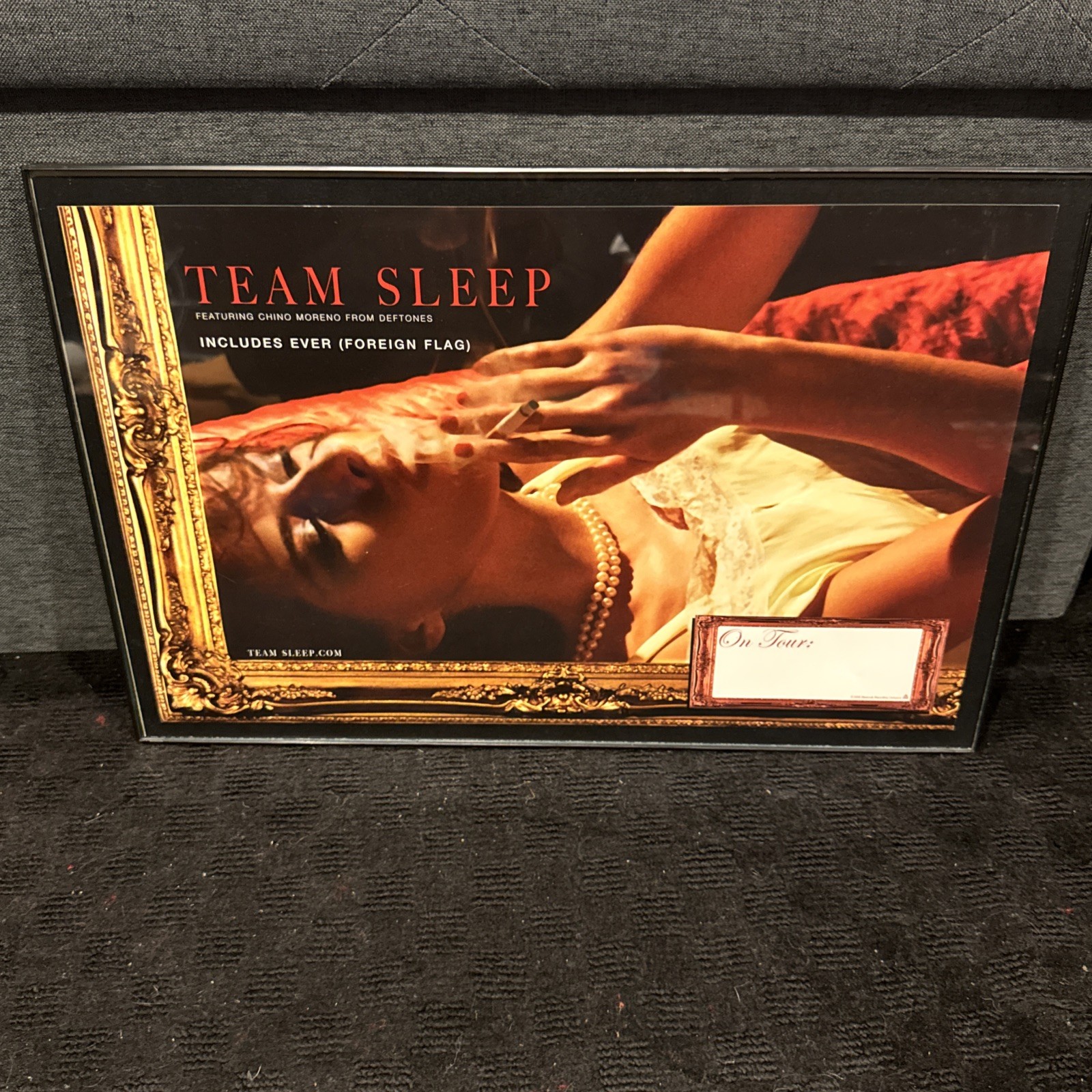 Team Sleep (Deftones) 2005 Self Titles Promo Poster 11 X 17” Team Sleep (Deftones) 2005 Self Titles Promo Poster 11 X 17”