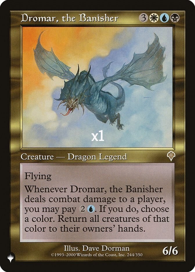MTG The List PLST Dromar, the Banisher MINT