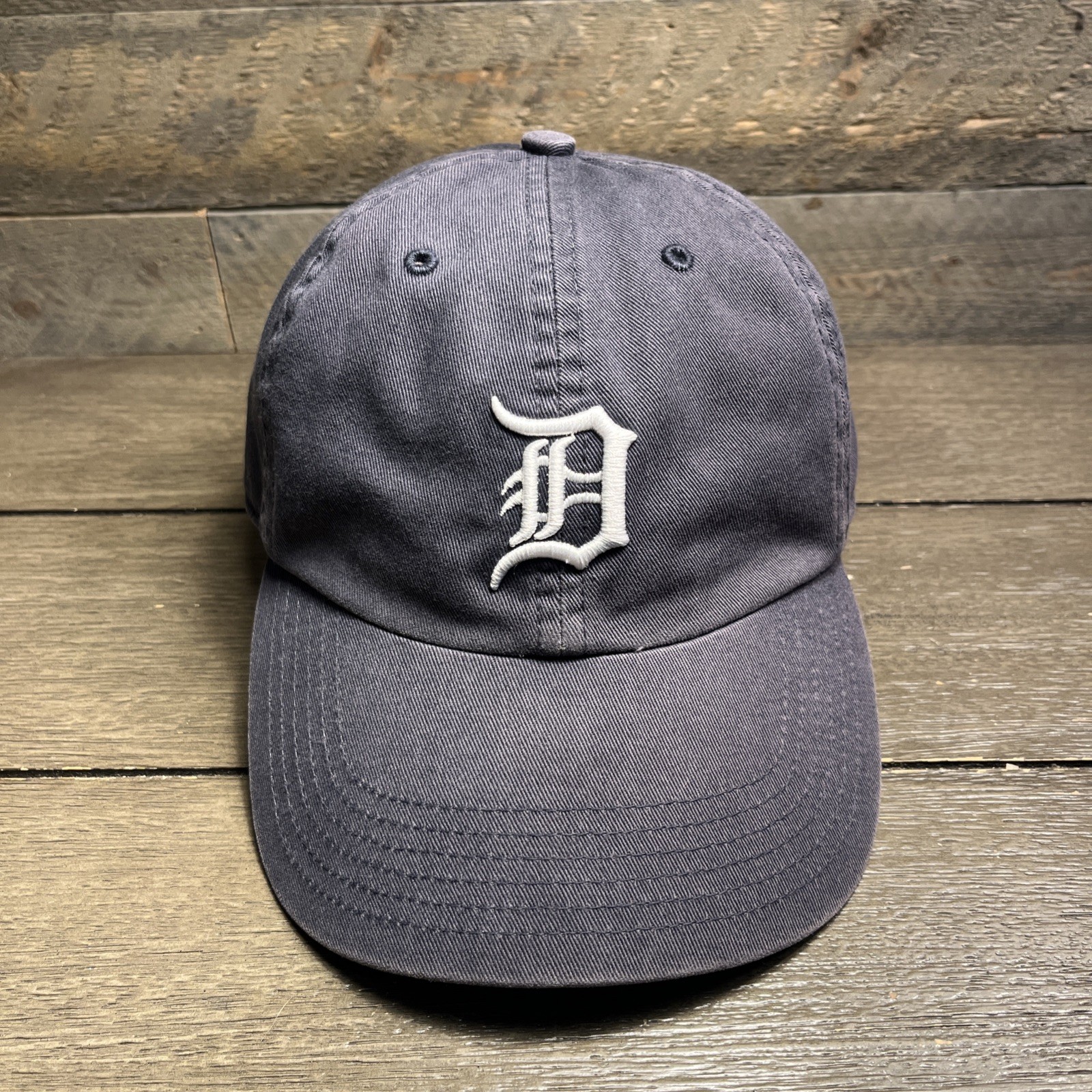 Vintage Detroit Tigers Fitted Hat Cap Gray Twins Enterprise Franchise Sz S Faded