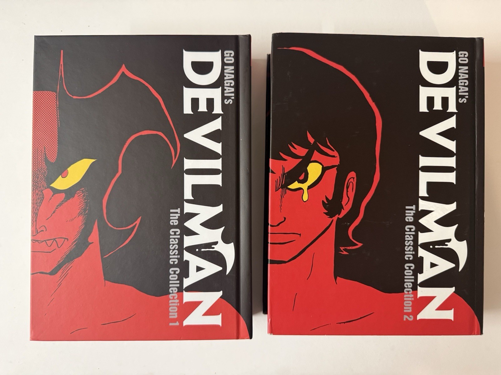 Devilman The Classic Collection Manga Vol 1 & 2 Hardcover Omnibus Full Set