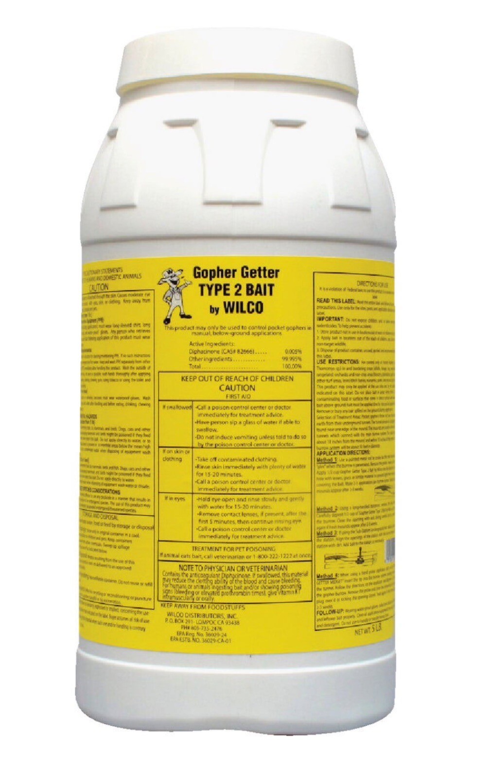 Wilco 5 Pound Wilco Gopher Getter Bait Wilco 5 Pound Wilco Gopher Getter Bait
