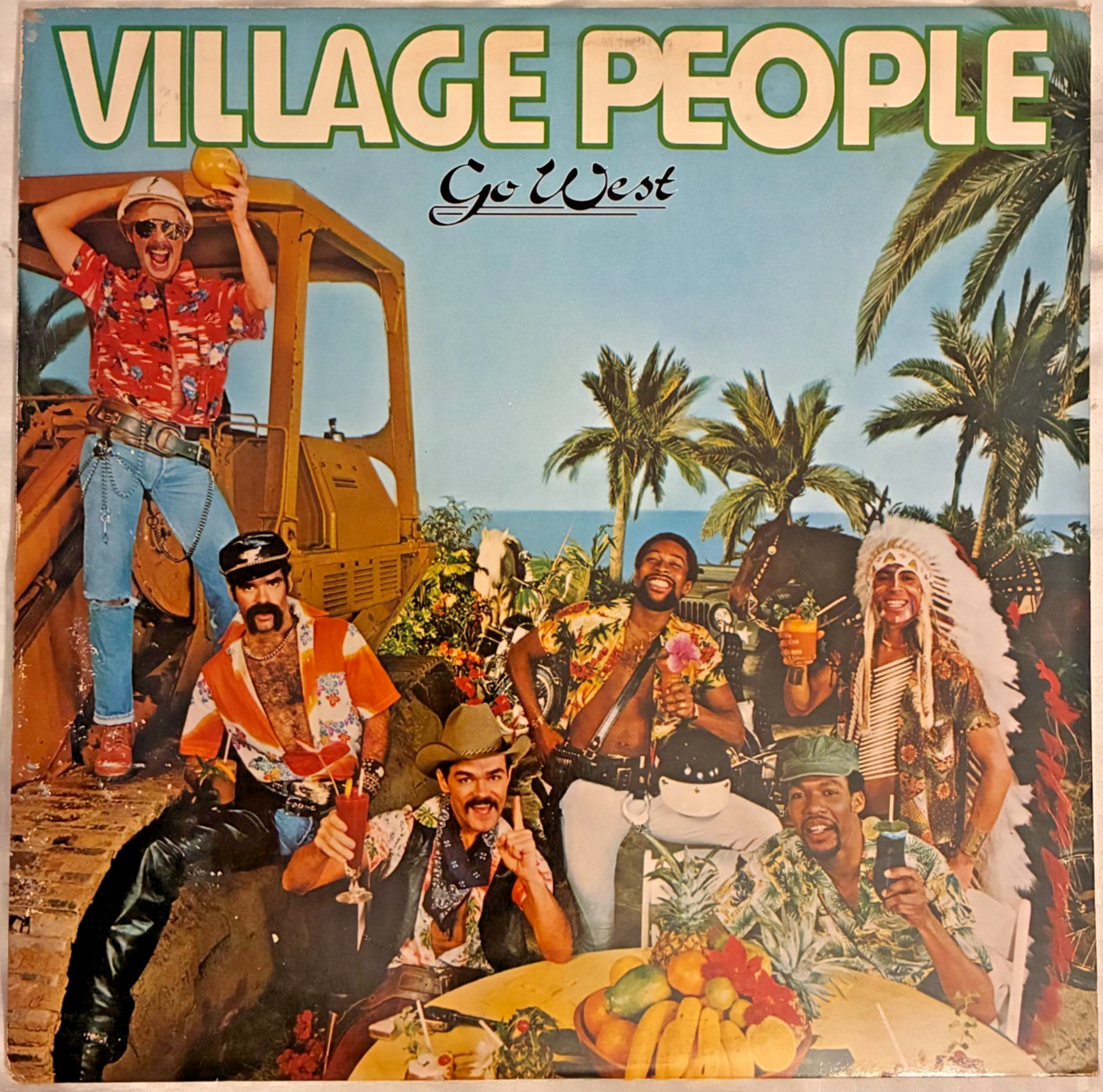 Village People Go West 1979 Single LP Casablanca Records