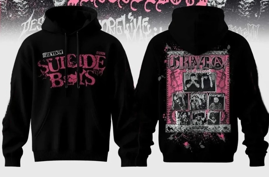 $uicideboy$ Grey_Day Tour 2026 Hoodie 2 Side