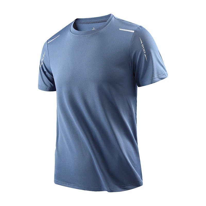 SlimFit CHRLCK Men\'s Quick Dry Running T-Shirt Breathable Sports Gym Fitness Top